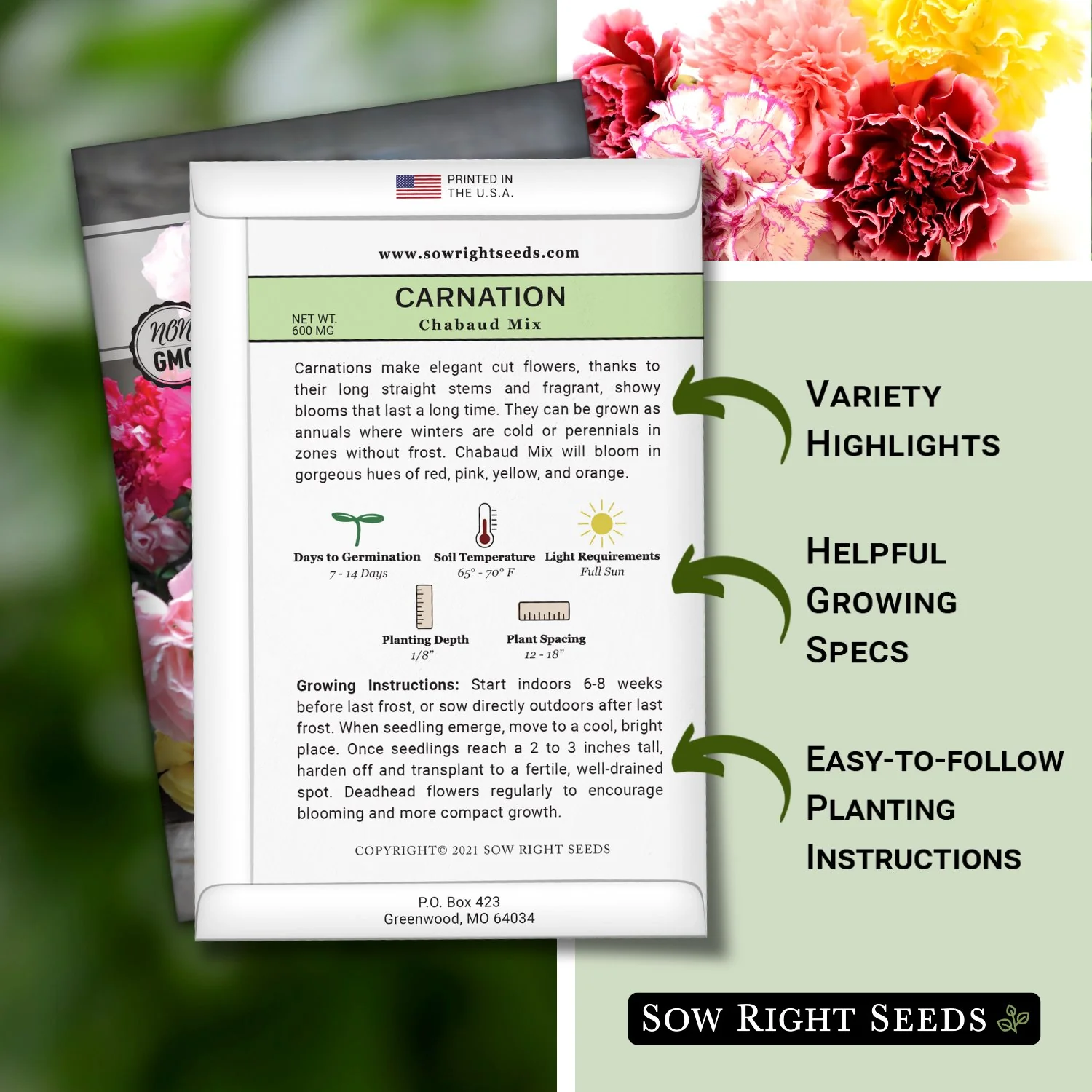 Chabaud Mixed Carnation