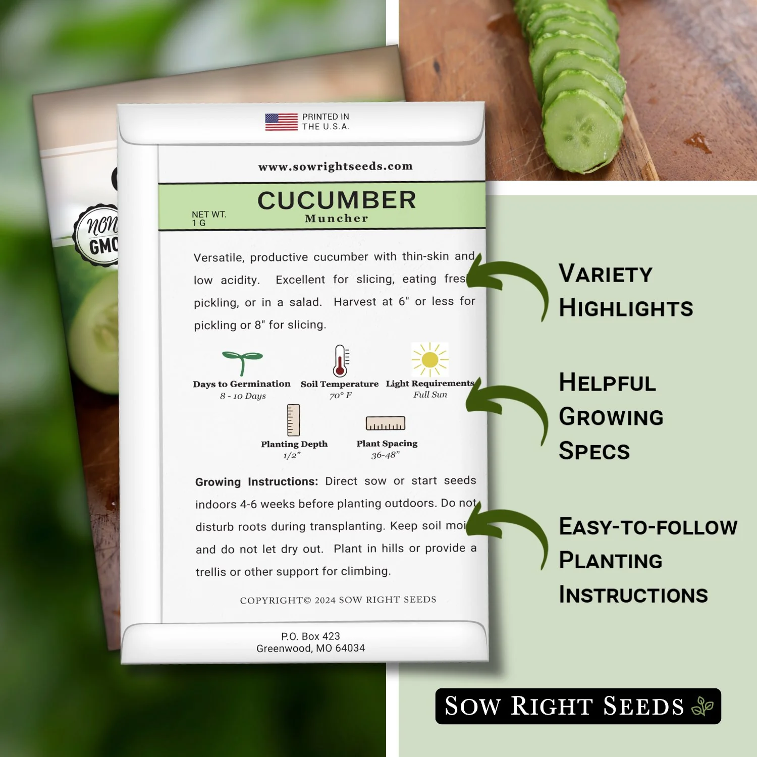 Muncher Cucumber Seeds