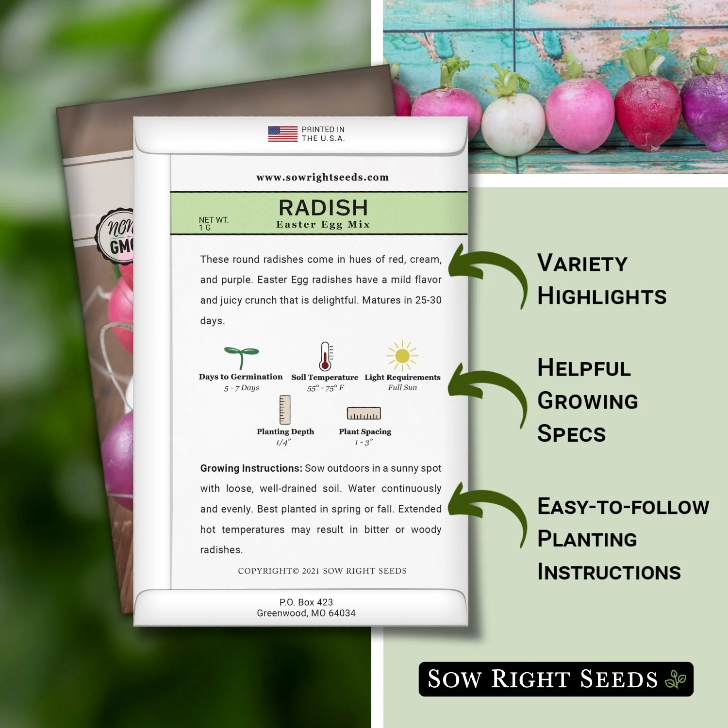 Radish Easter Egg Mix