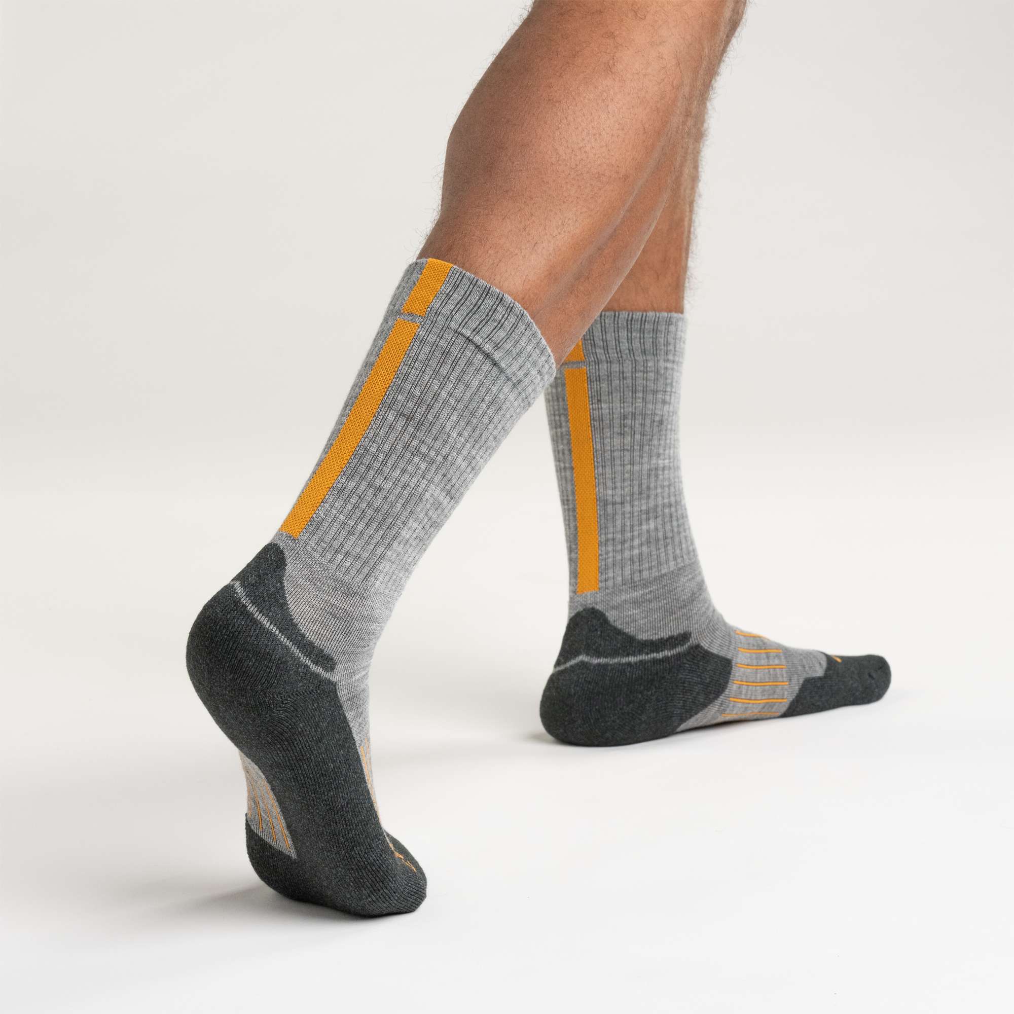 Midweight Synthetic-Merino Wool Blend Trail Crew Sock