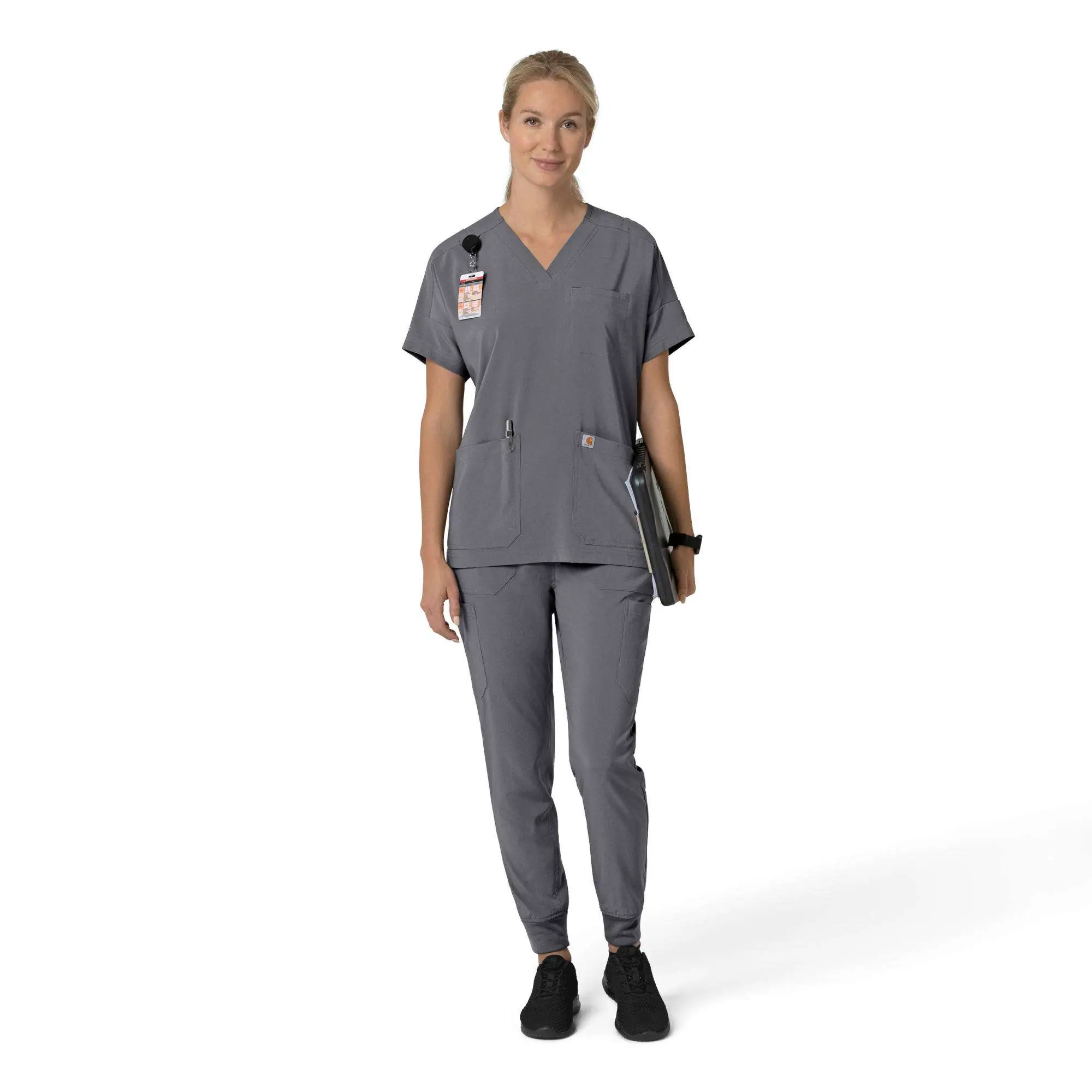 Women's Force Cross-Flex  Oversized V-Neck Scrub Top