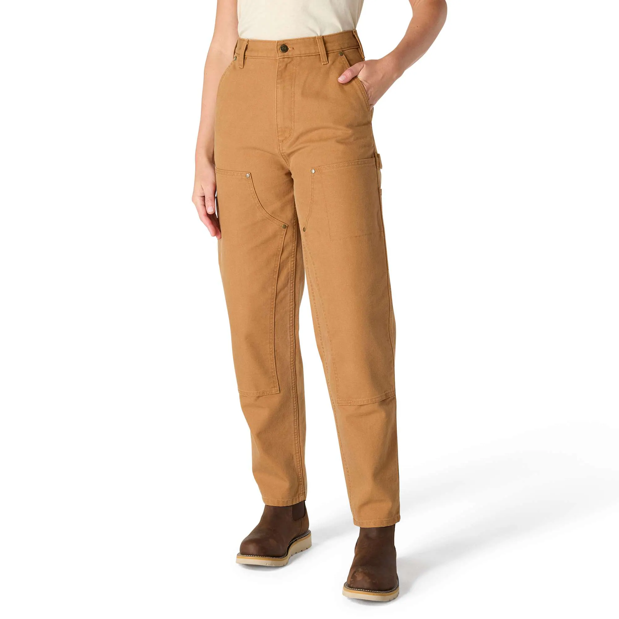 Women's Vintage Fit High Rise Duck Double-Front Pant