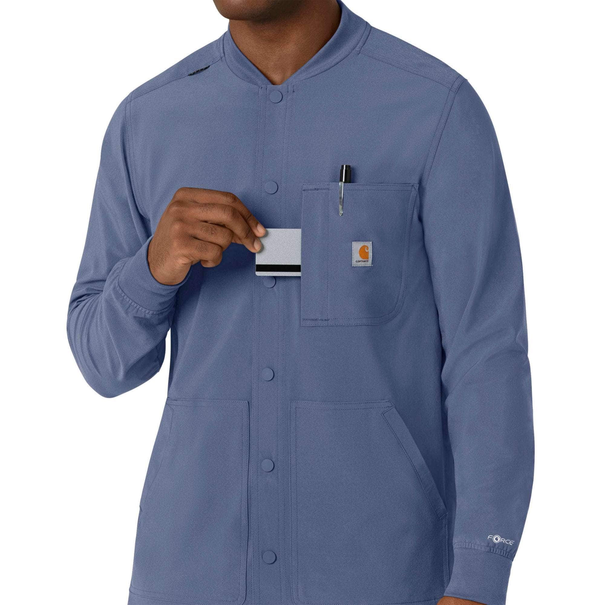 Force Cross-Flex Men's Shirt Scrub Jacket