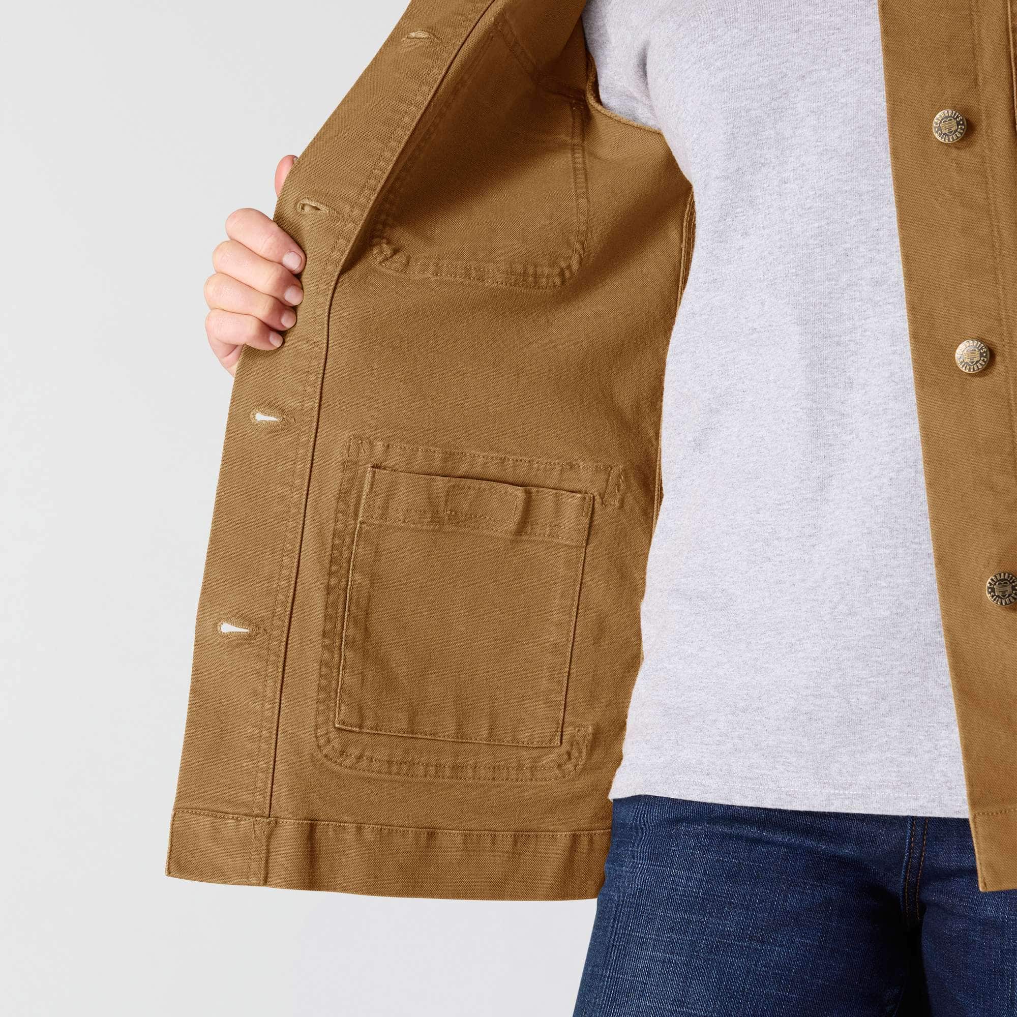 Women's Rugged Flex® Loose Fit Canvas Chore Coat - 1 Warm Rating