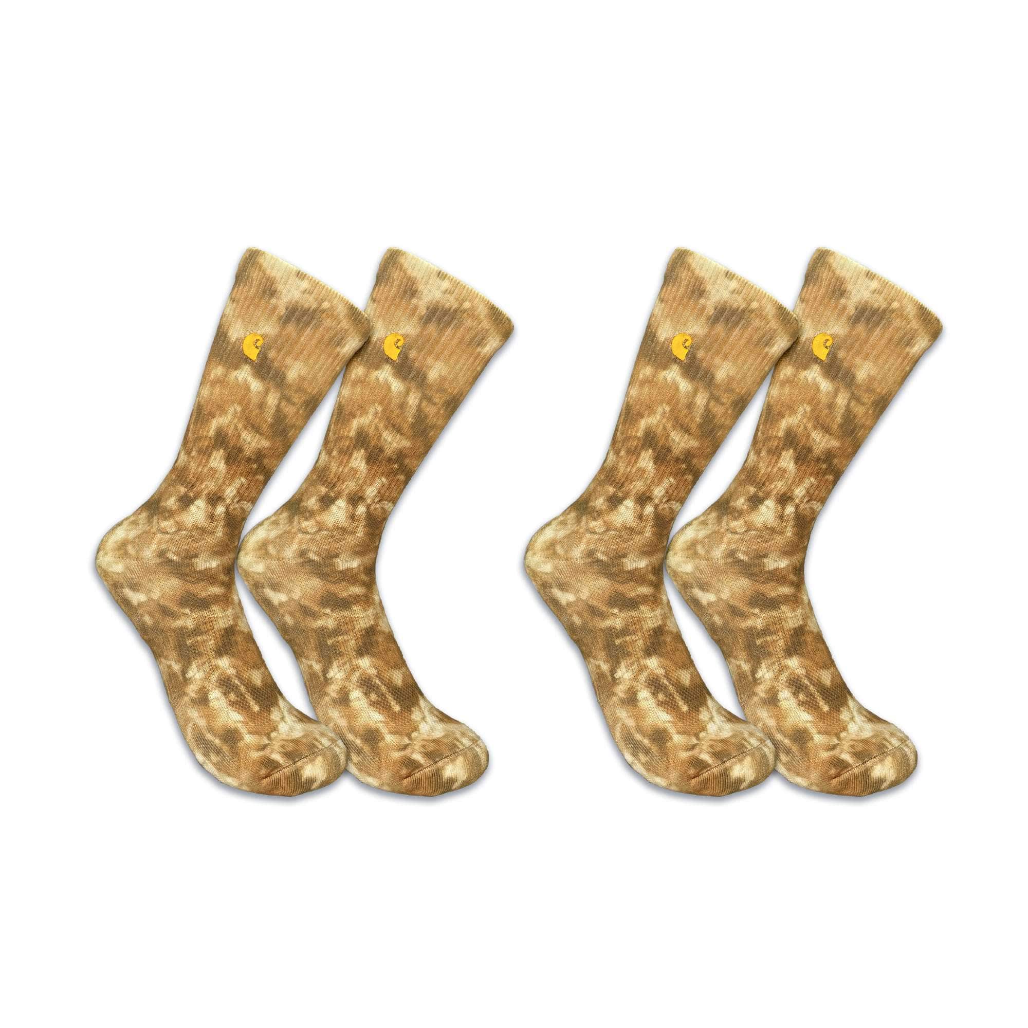 Midweight Tie-Dye Crew Sock 2-Pack