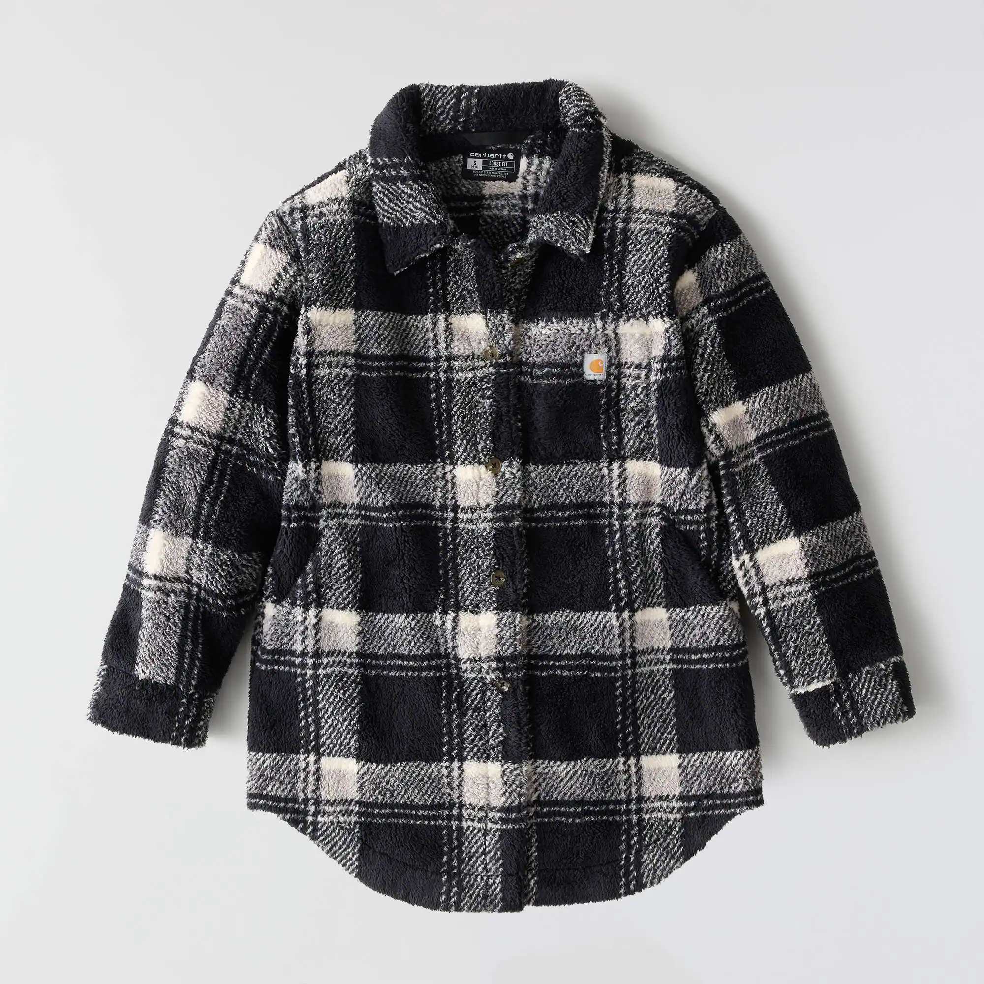 Women's Loose Fit Fleece Coat