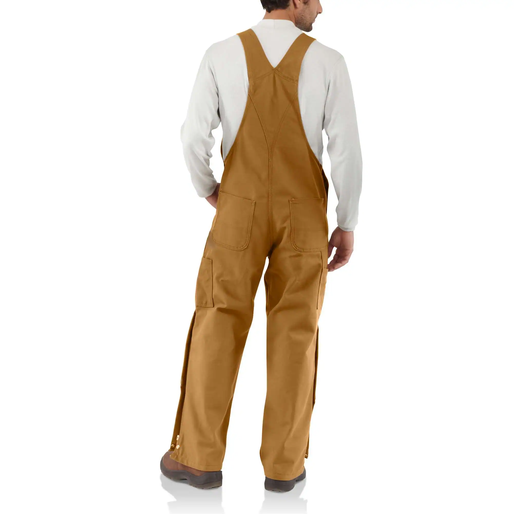Flame-Resistant Duck Bib Overall/Unlined