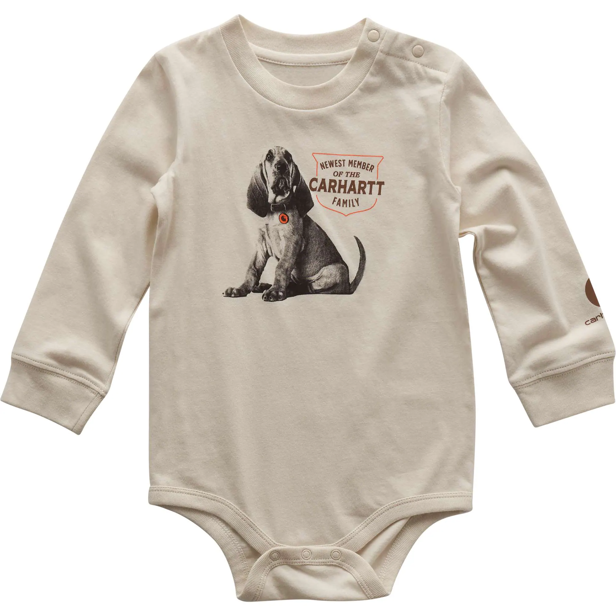 Boys' Long Sleeve Dog Bodysuit (Baby)