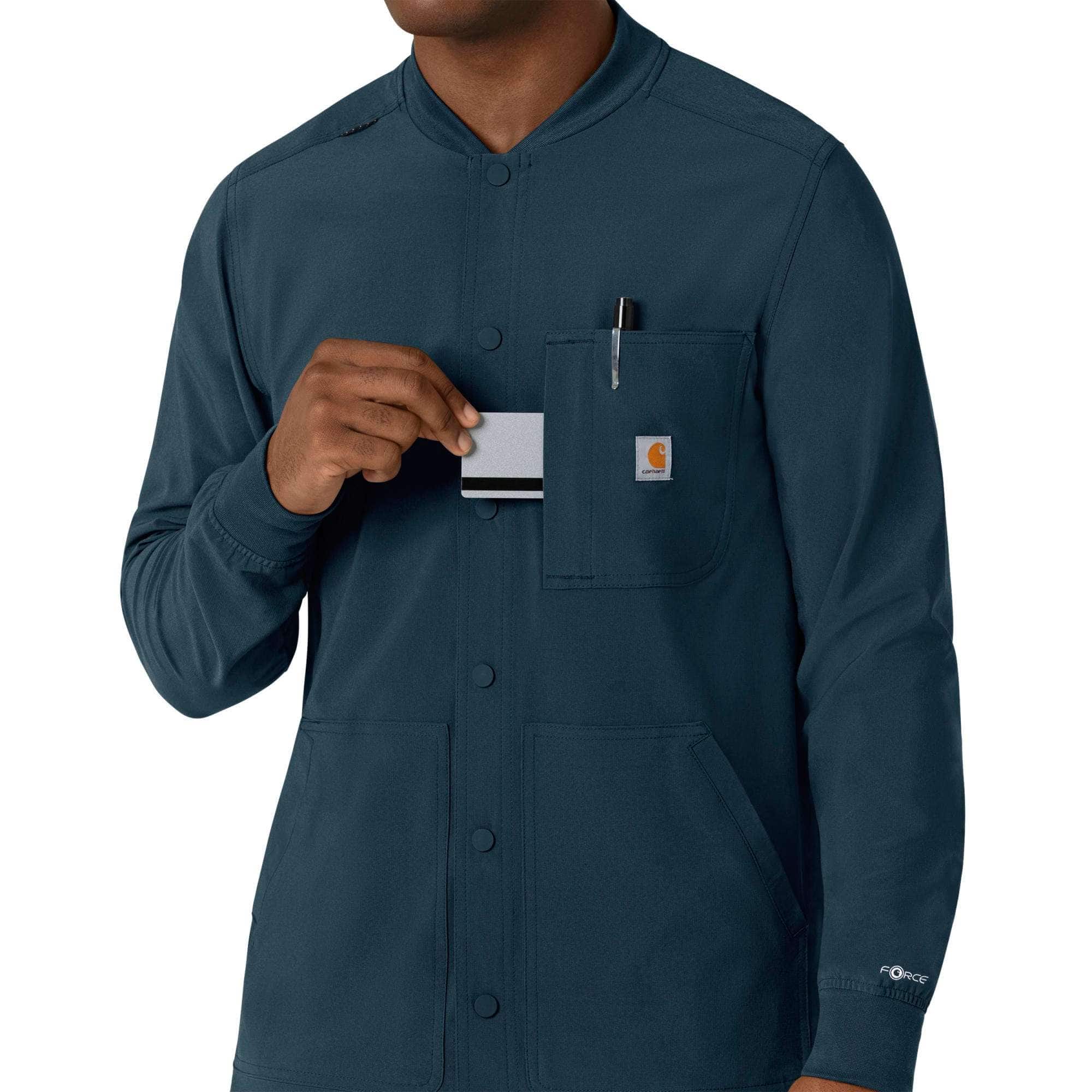 Force Cross-Flex Men's Shirt Scrub Jacket
