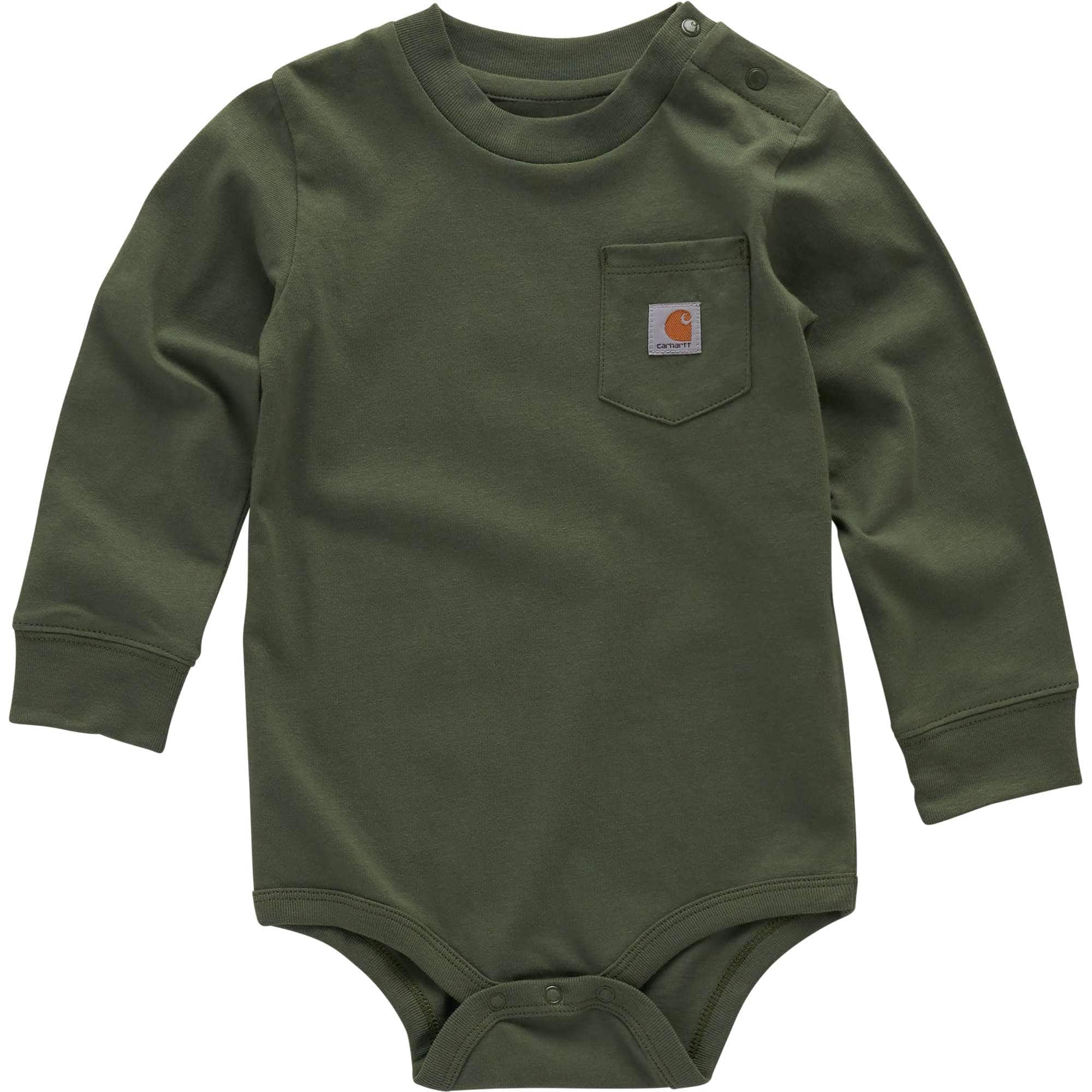 Kids' Long Sleeve Pocket Bodysuit (Baby)