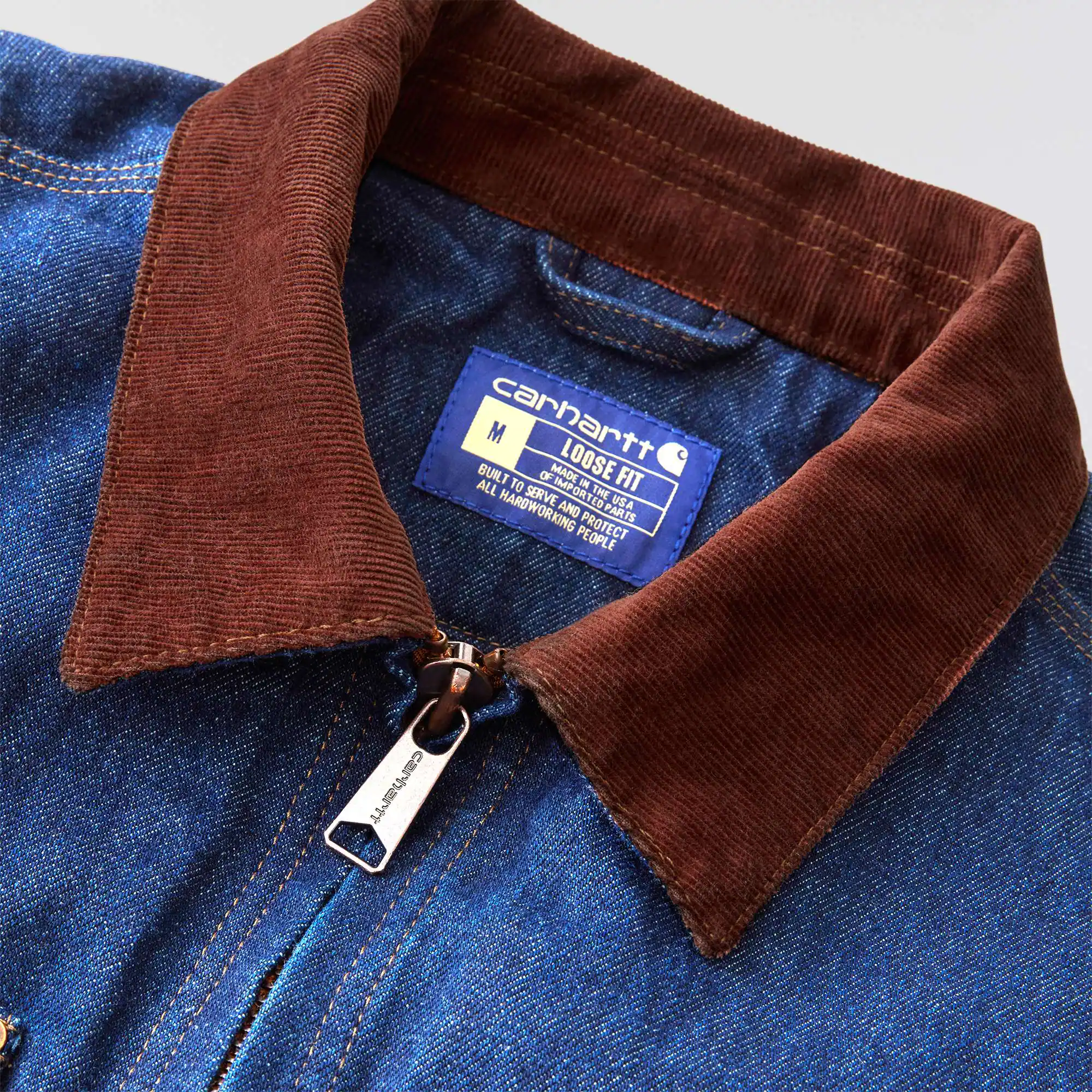 Crafted Series Denim Sherpa Lined Chore Jacket