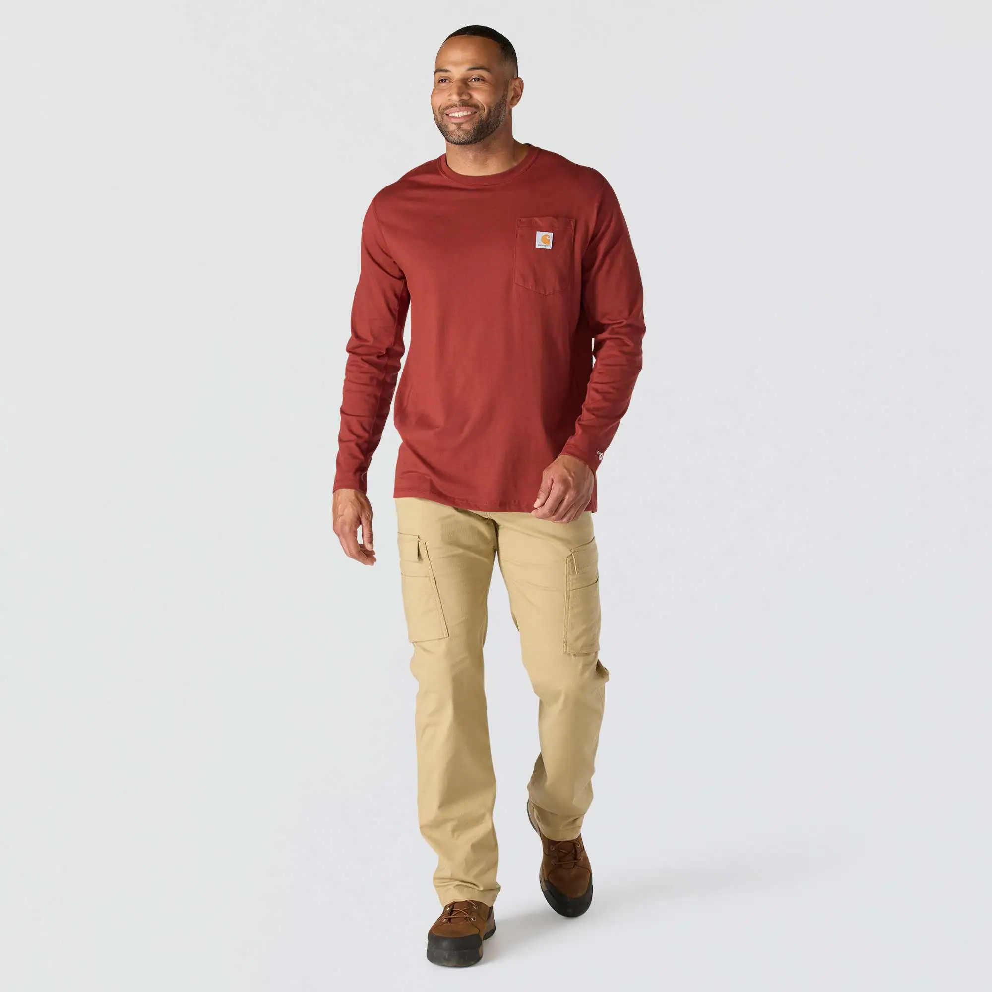 Carhartt Force® Relaxed Fit Long-Sleeve Pocket T-Shirt