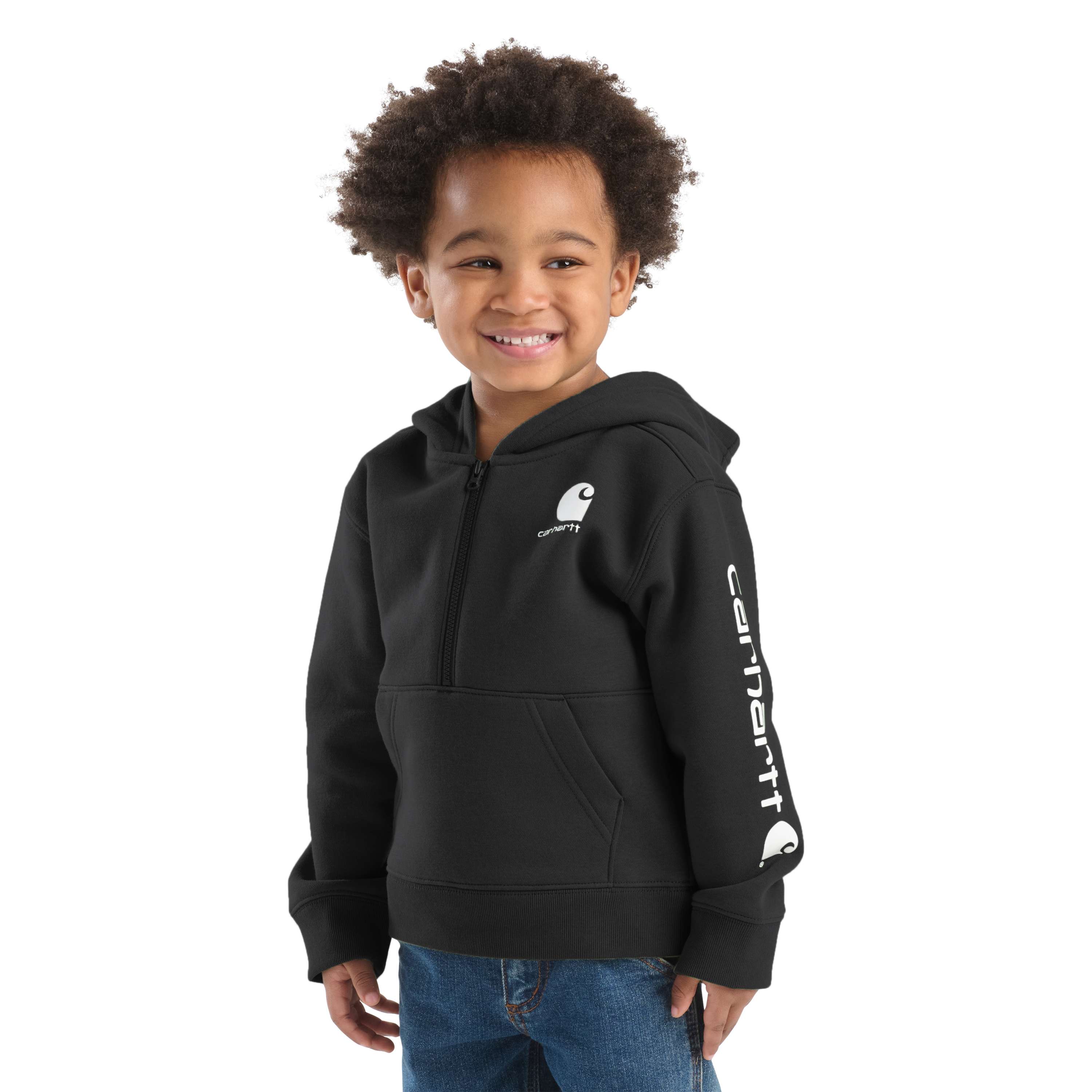 Boys' Long Sleeve Half-Zip Sweatshirt (Baby/Toddler)