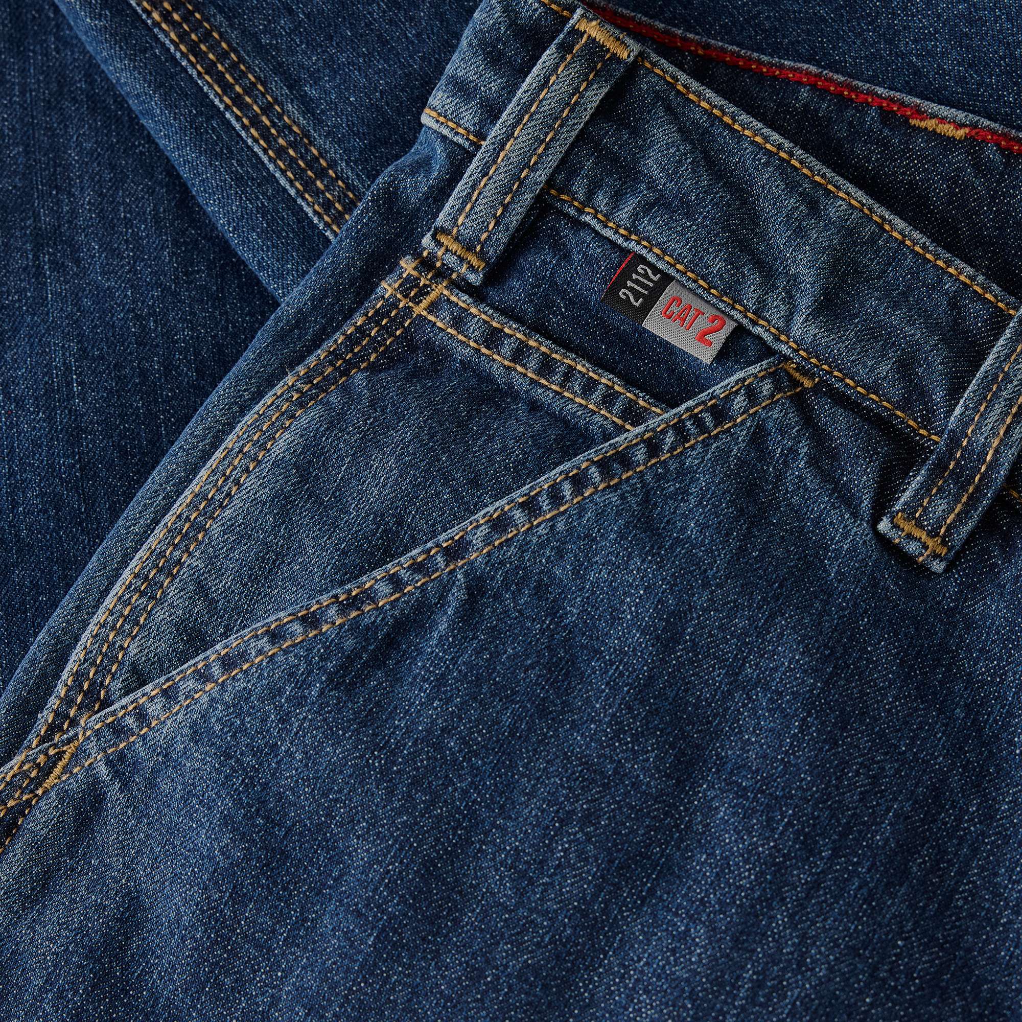 FR Loose Straight Denim Dungaree