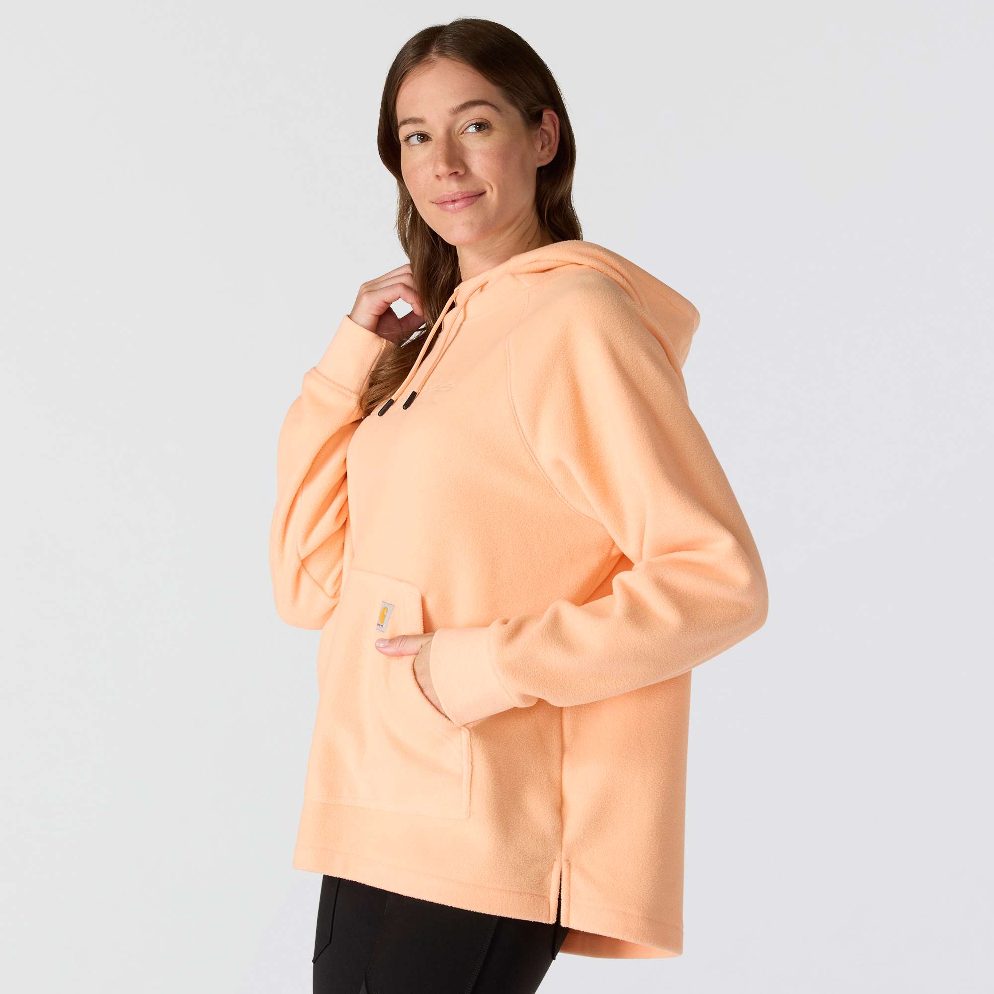 Women's Carhartt Force® Force Oversized-Fit Fleece Hooded Sweatshirt