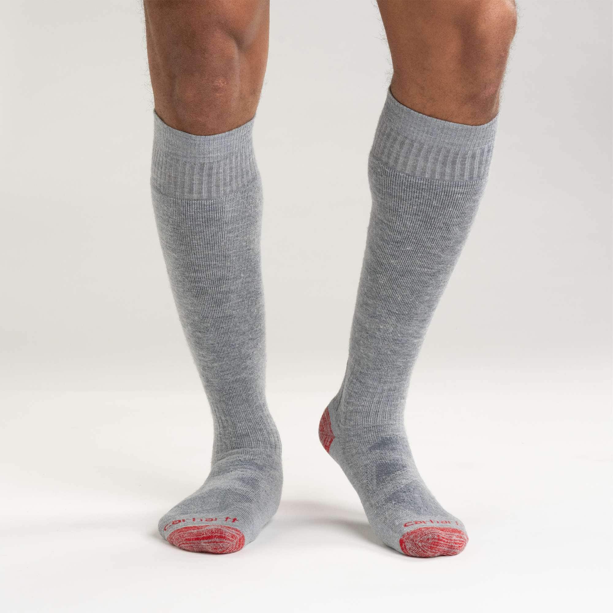 Heavyweight Merino Wool Blend Over-The-Calf Sock