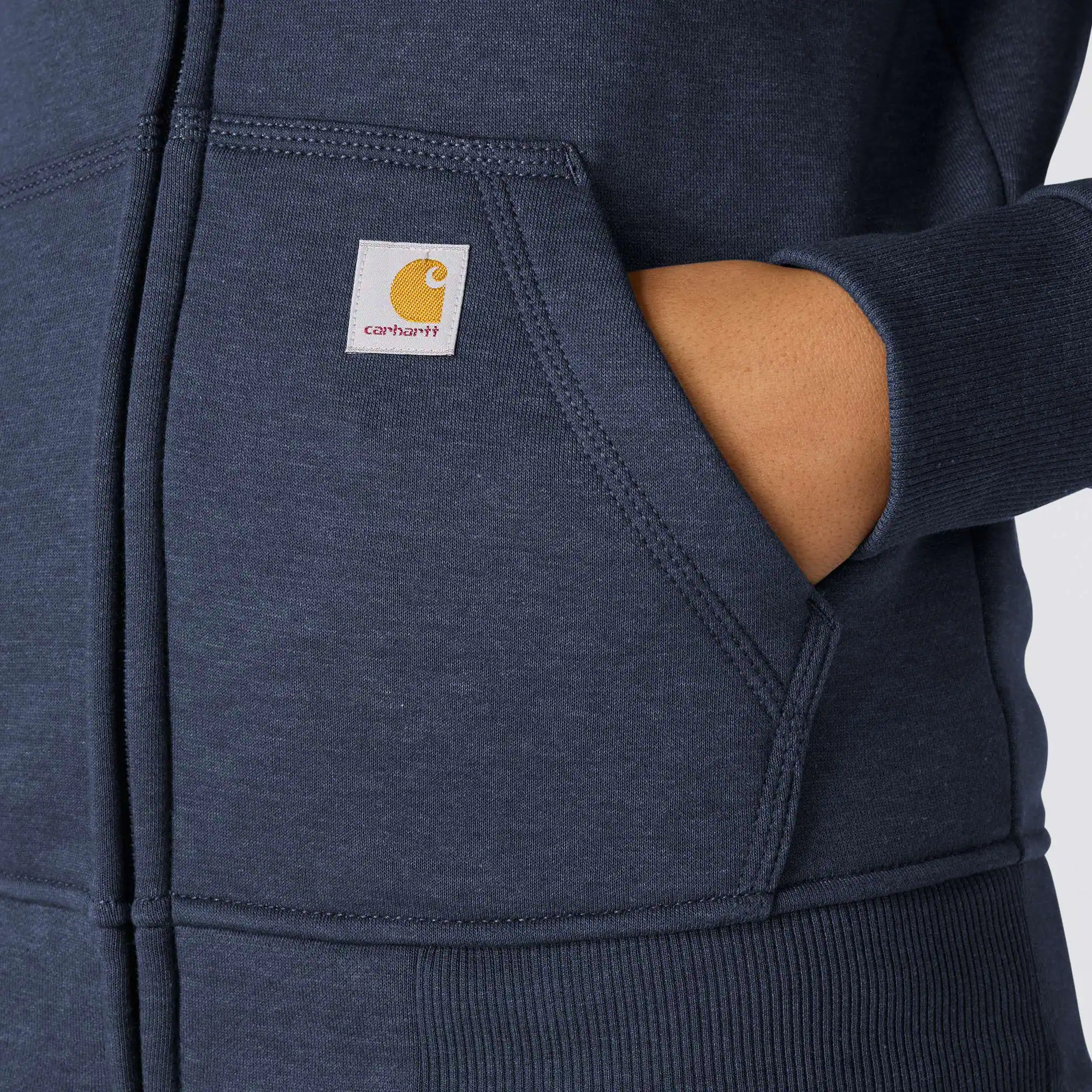 Women's Relaxed Fit Midweight Full-Zip Sweatshirt