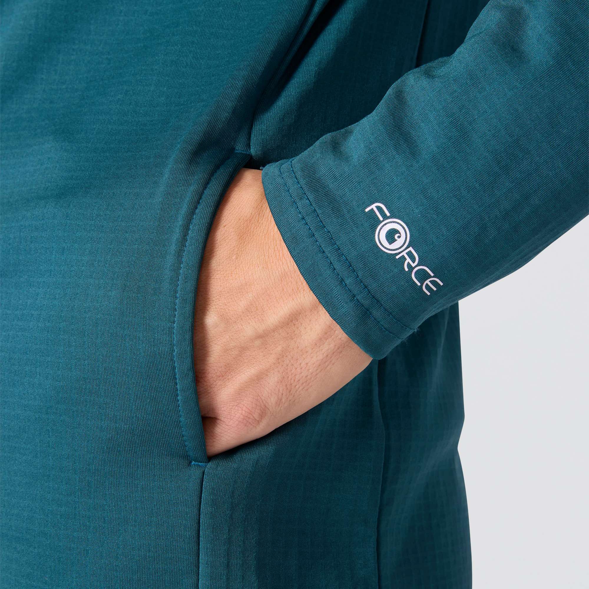 Carhartt Force® Relaxed Fit Full-Zip Long-Sleeve Hooded Fleece-Lined Shirt