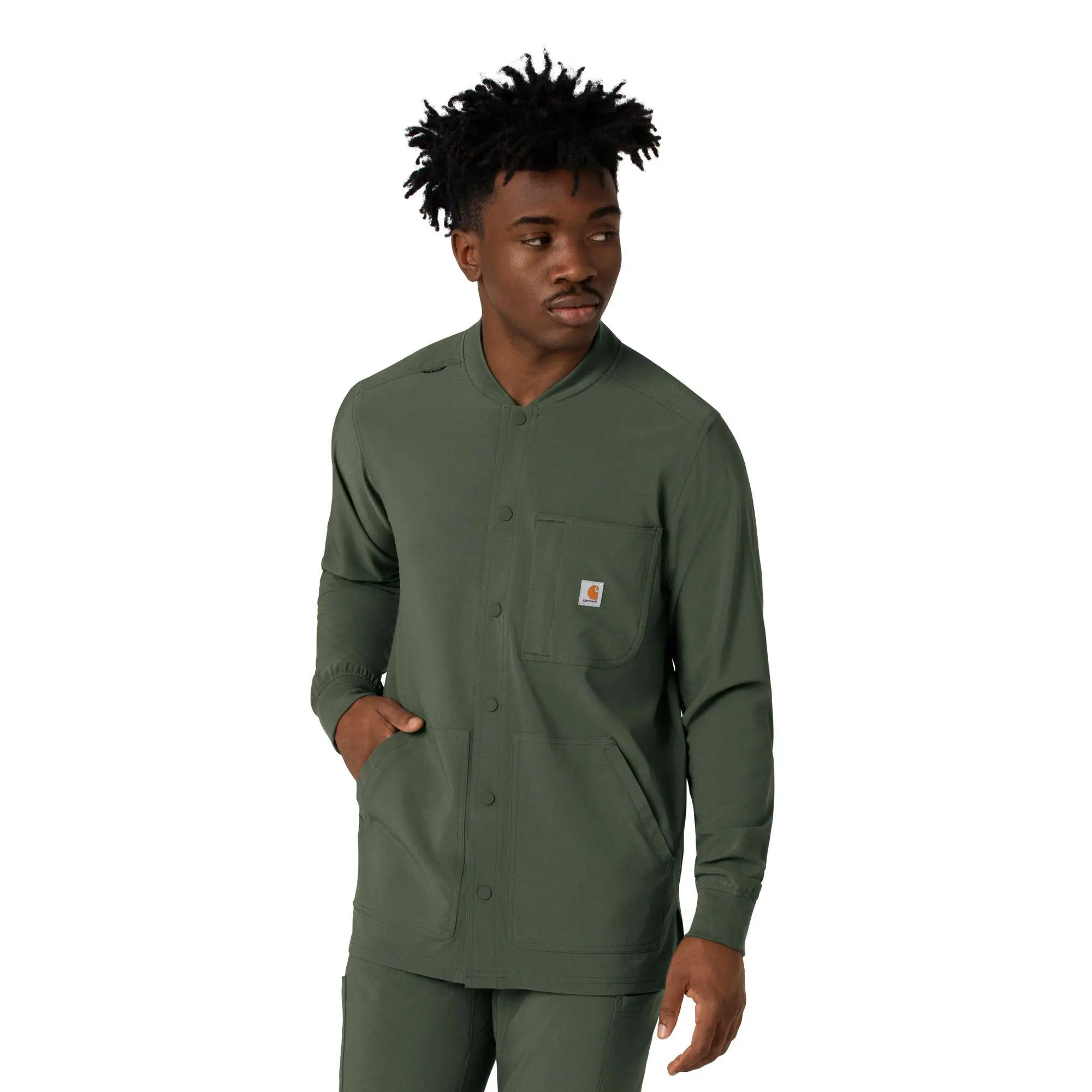 Force Cross-Flex Men's Shirt Scrub Jacket