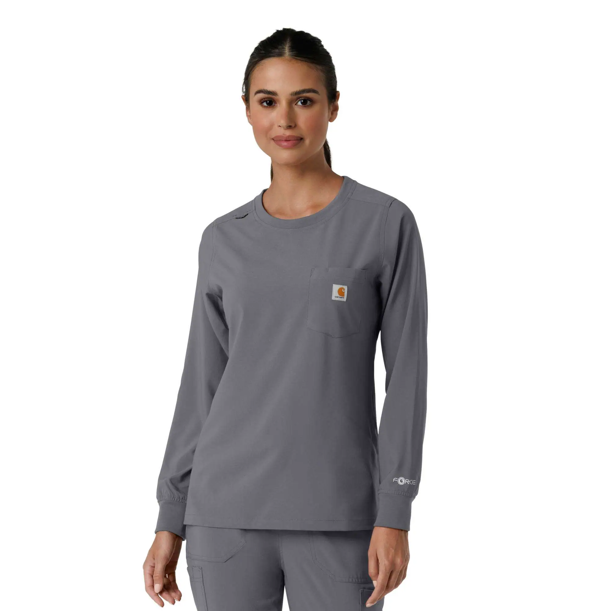 Women's Force Cross-Flex  Crew Neck Long Sleeve Scrub Top