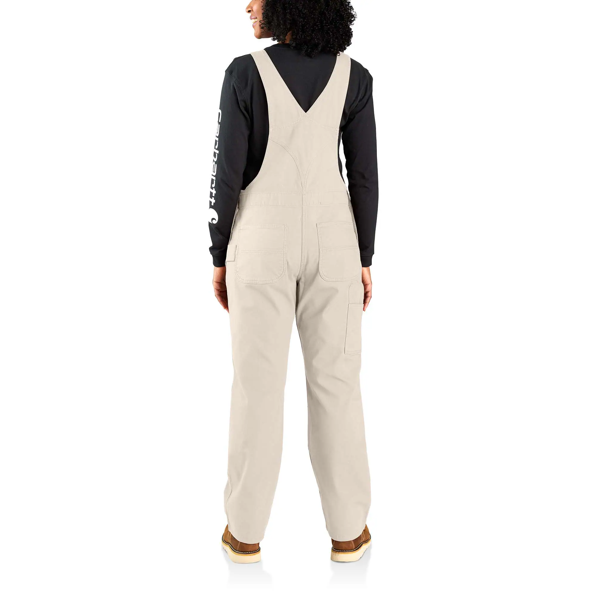 Women's Work Overall - Loose Fit - Canvas - Rugged Flex® - Double Knee