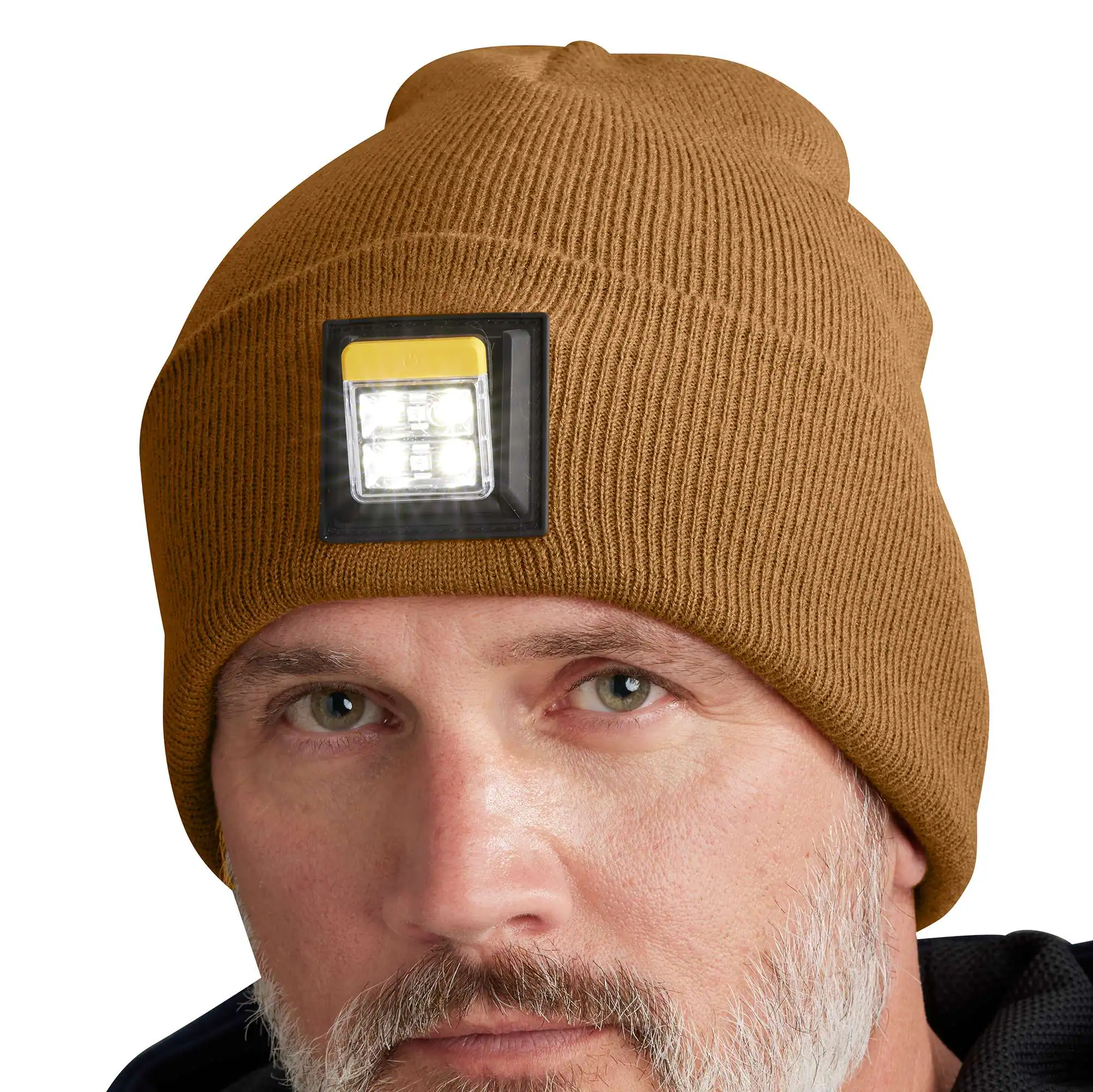 Knit Cuff LED Light Beanie