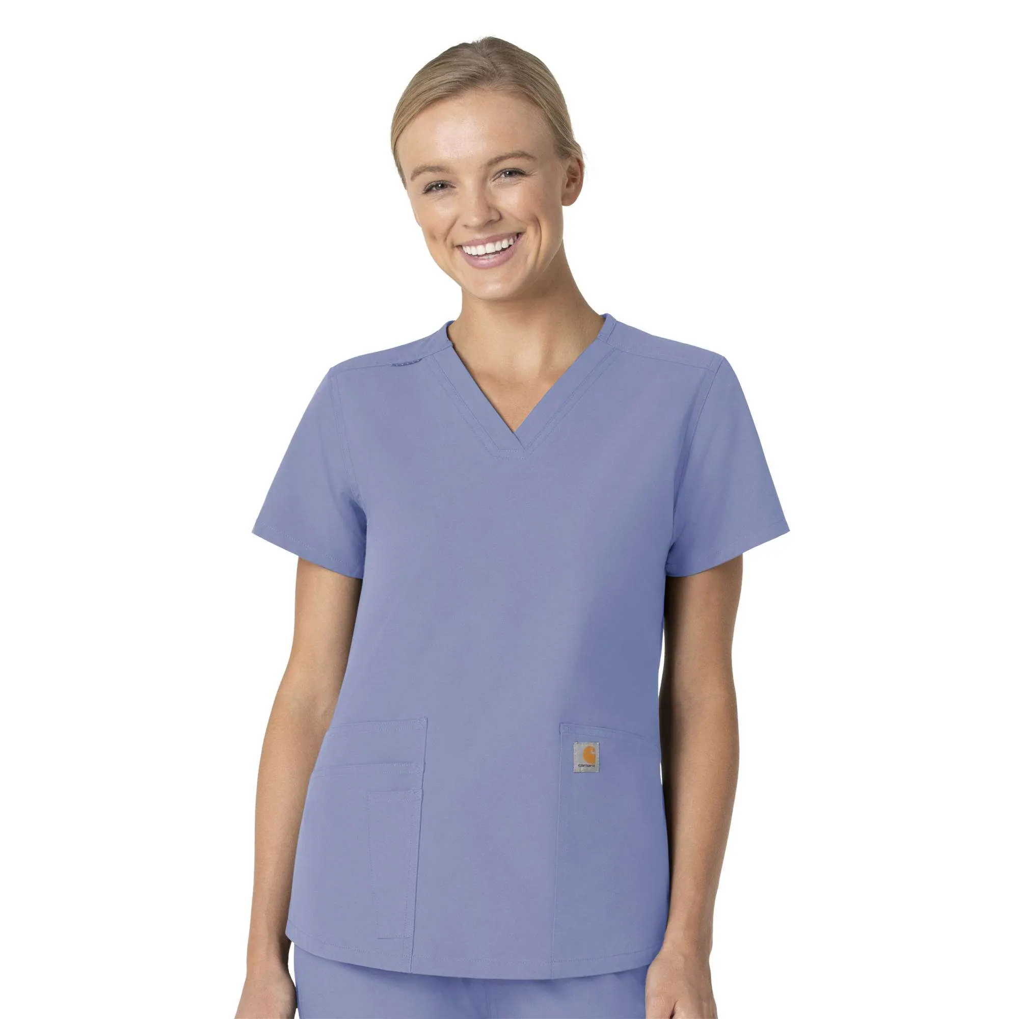 Women's Force Essentials V-Neck Scrub Top