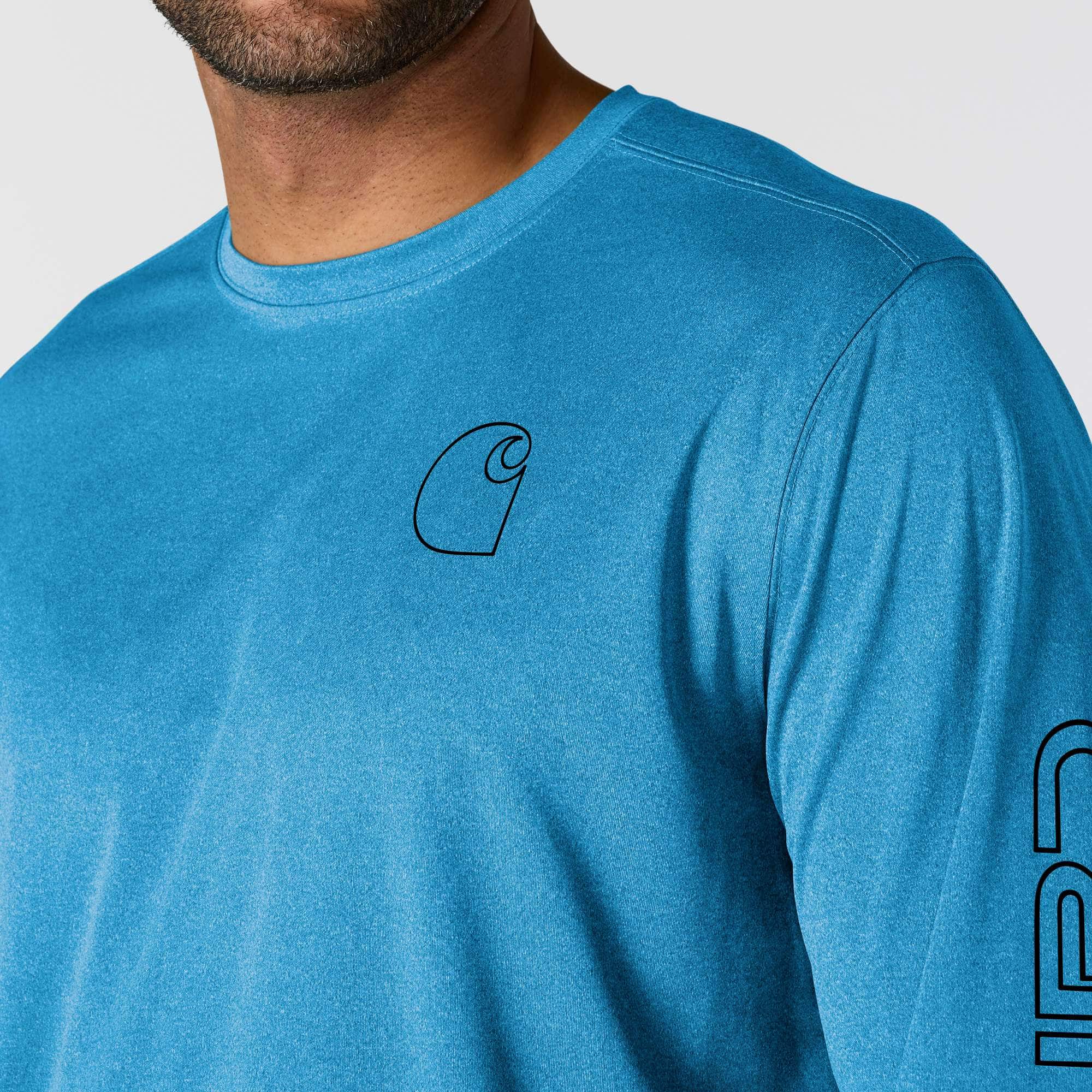 Force Sun Defender™ Lightweight Long-Sleeve Logo Graphic T-Shirt