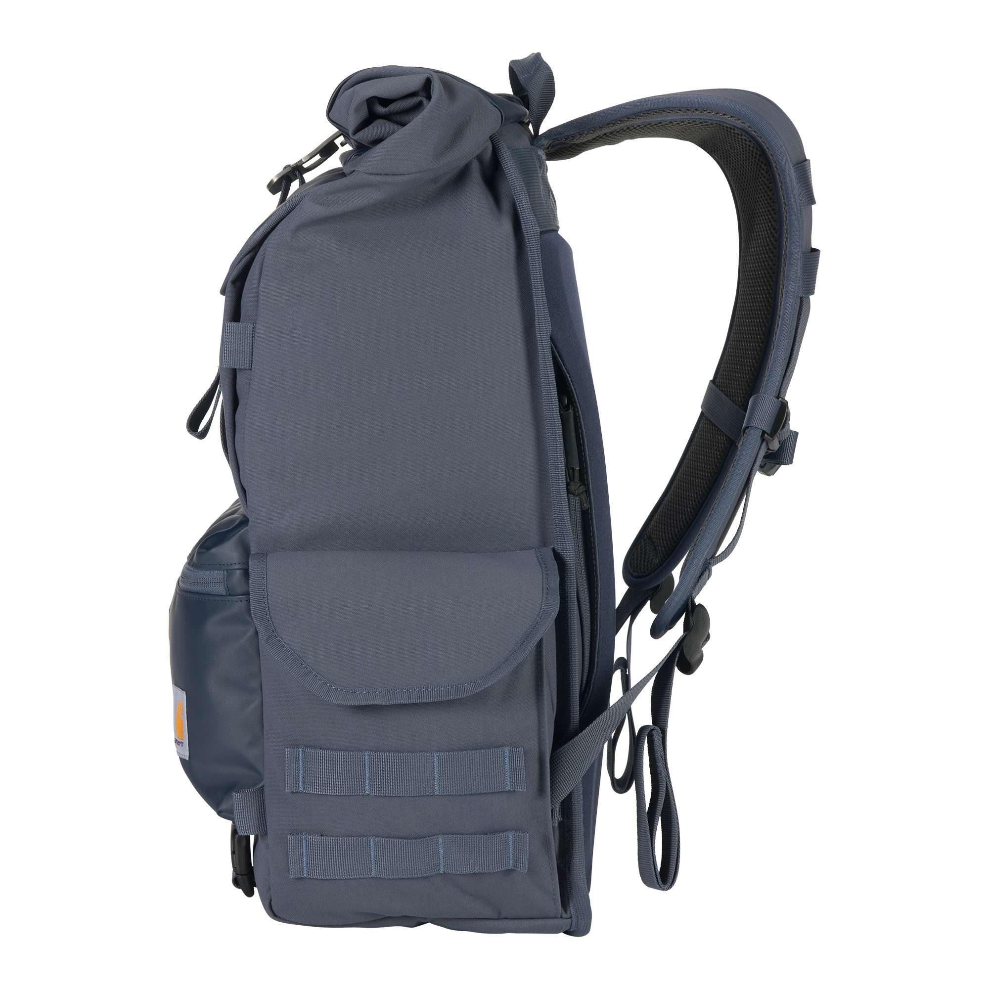 40L Nylon Roll-Top Backpack