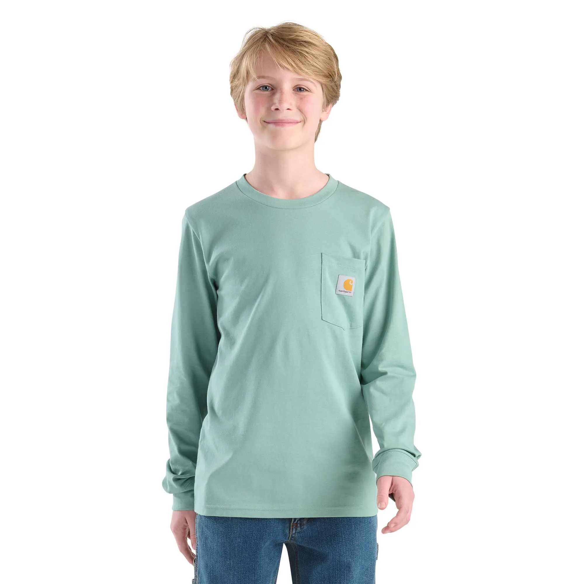 Boys' Long Sleeve Vehicle Pocket T-Shirt (Child/Youth)