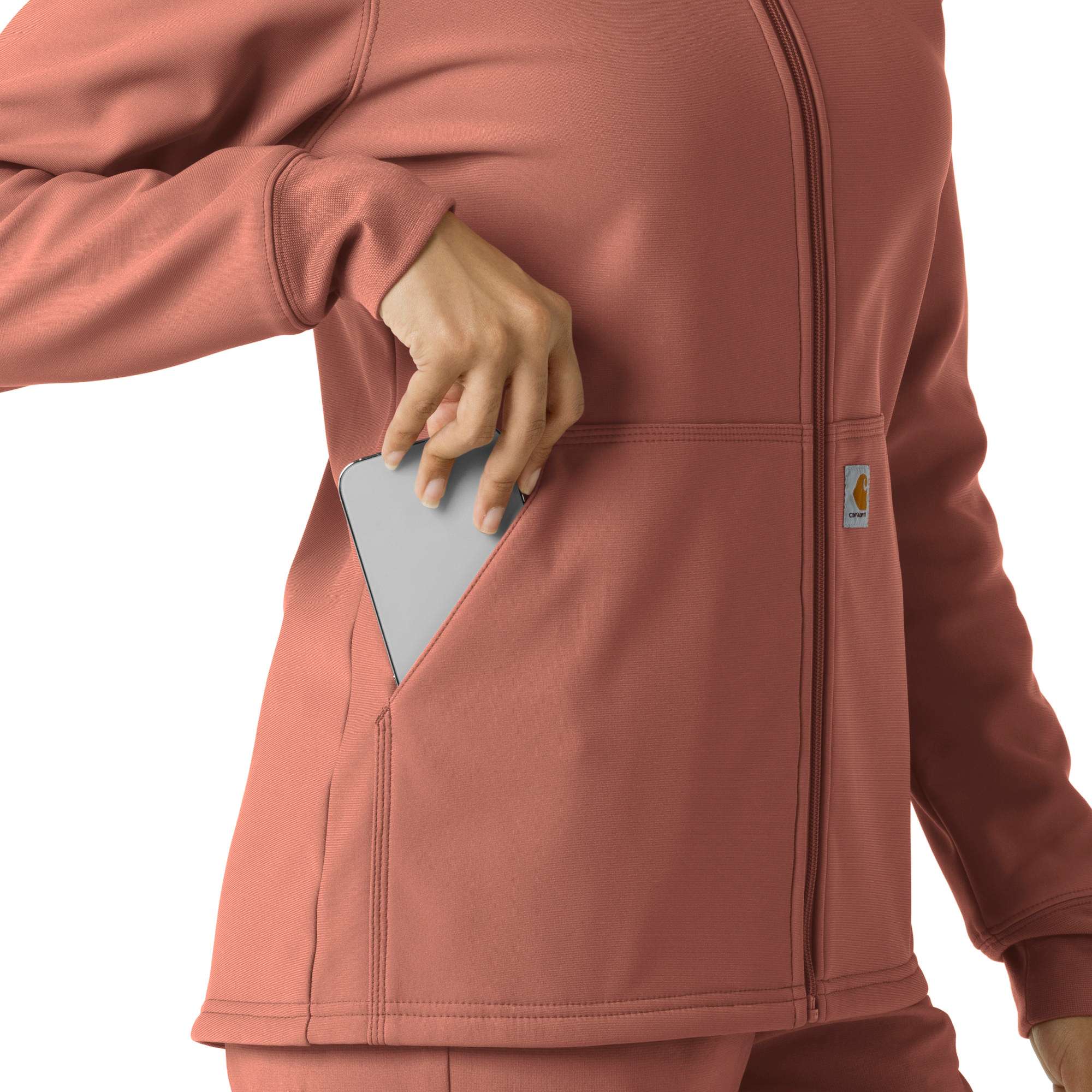 Women's Bonded Fleece Scrub Hoodie