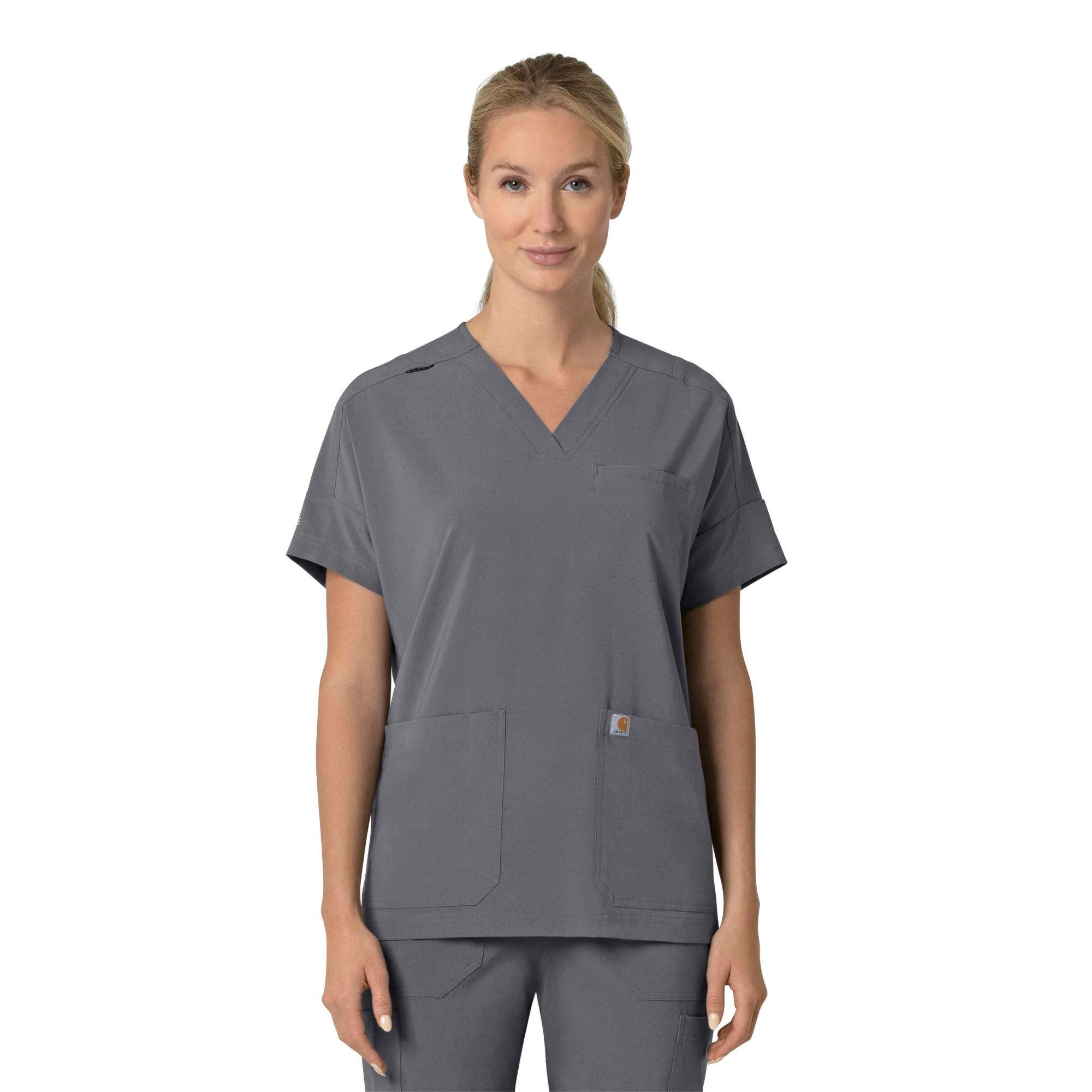 Women's Force Cross-Flex  Oversized V-Neck Scrub Top