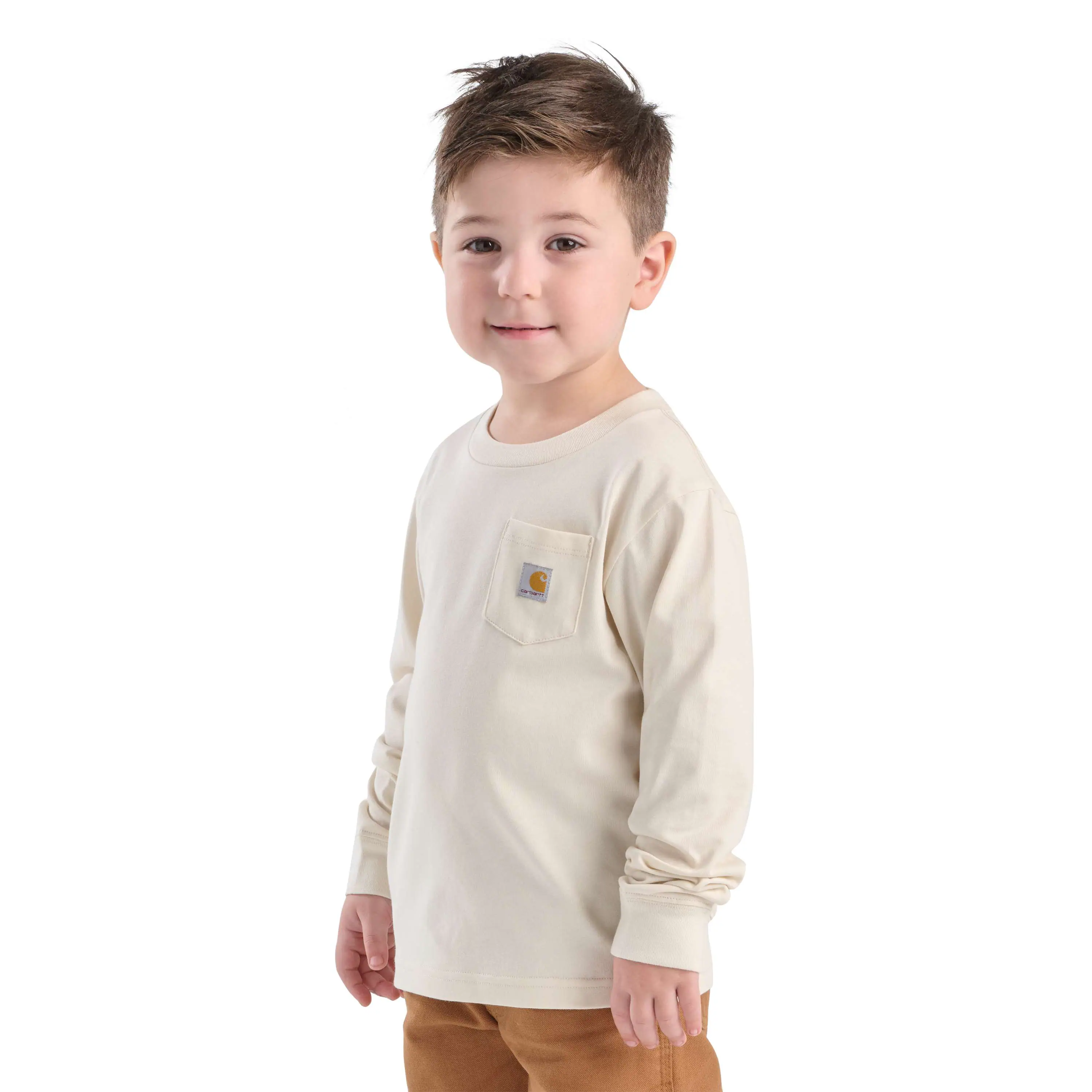 Boys' Long Sleeve Dog Pocket T-Shirt (Child/Youth)