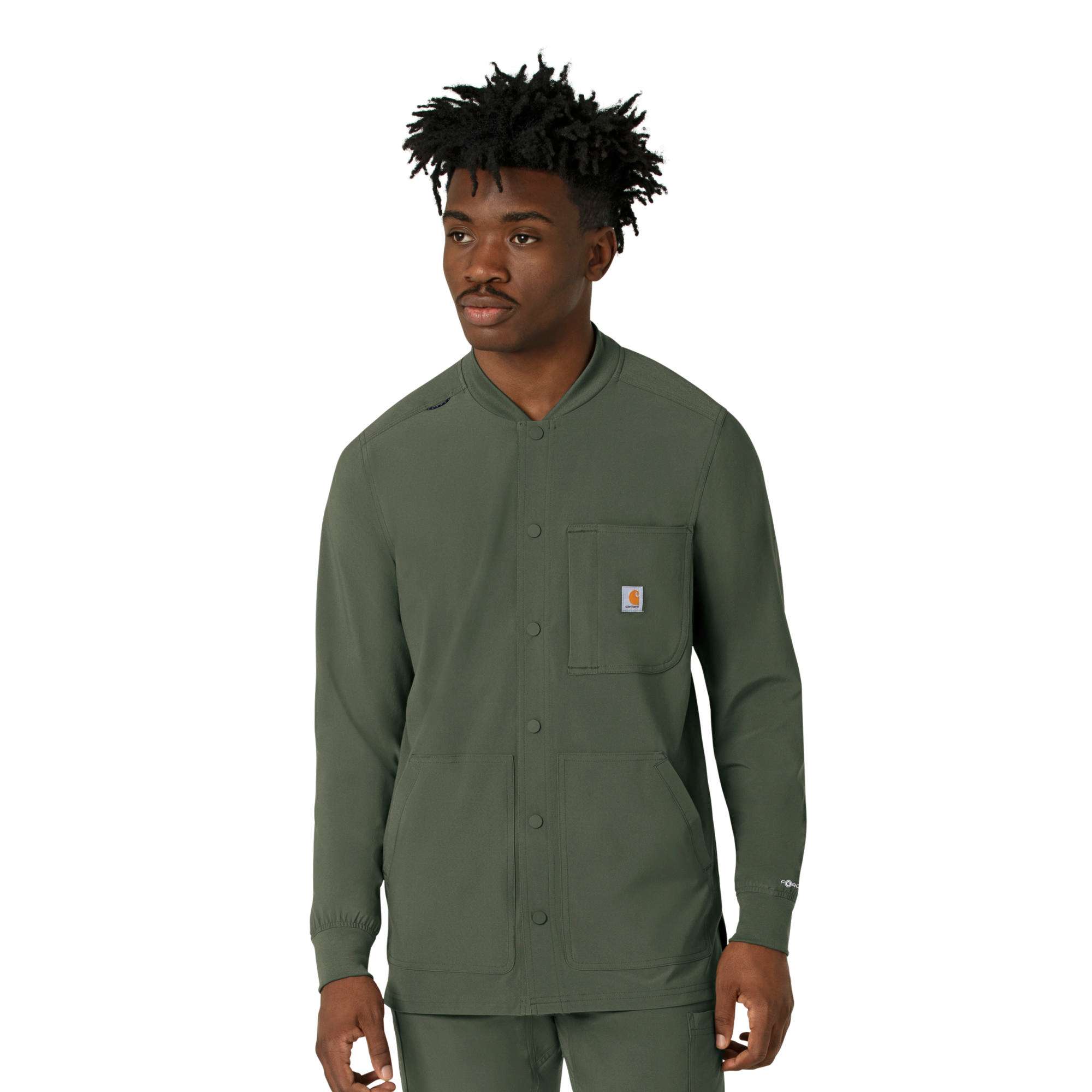 Force Cross-Flex Men's Shirt Scrub Jacket