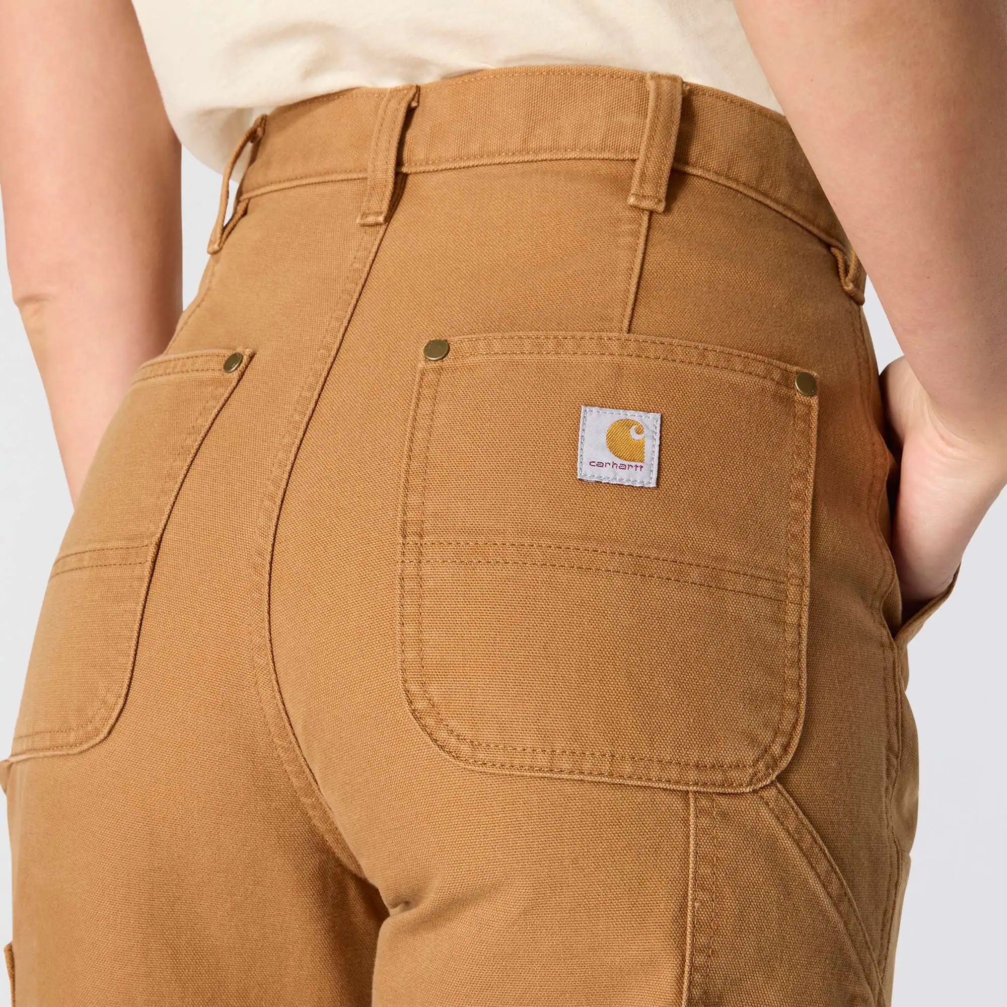 Women's Vintage Fit High Rise Duck Double-Front Pant