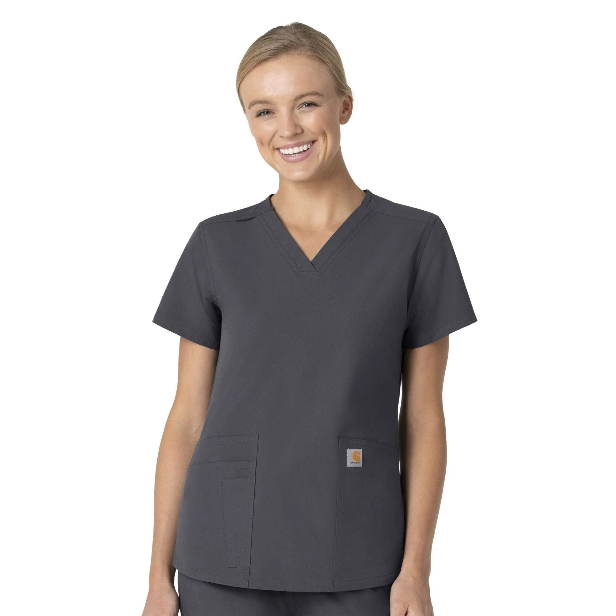 Women's Force Essentials V-Neck Scrub Top