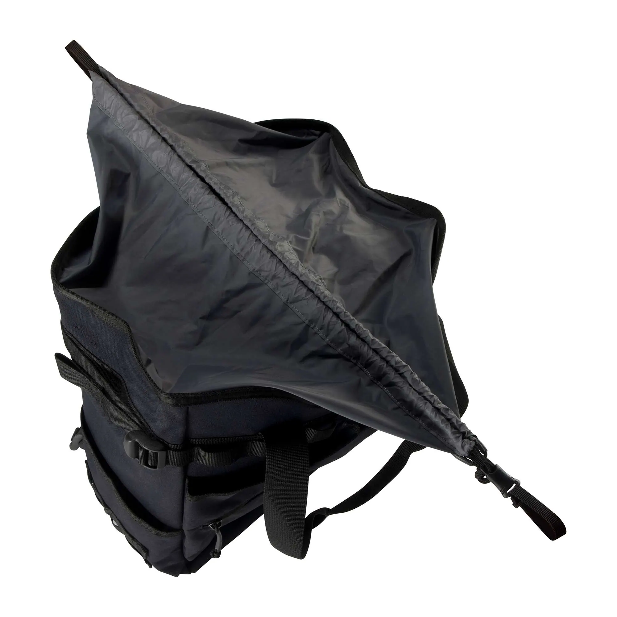 28L Nylon Cinch-Top Convertible Tote Backpack