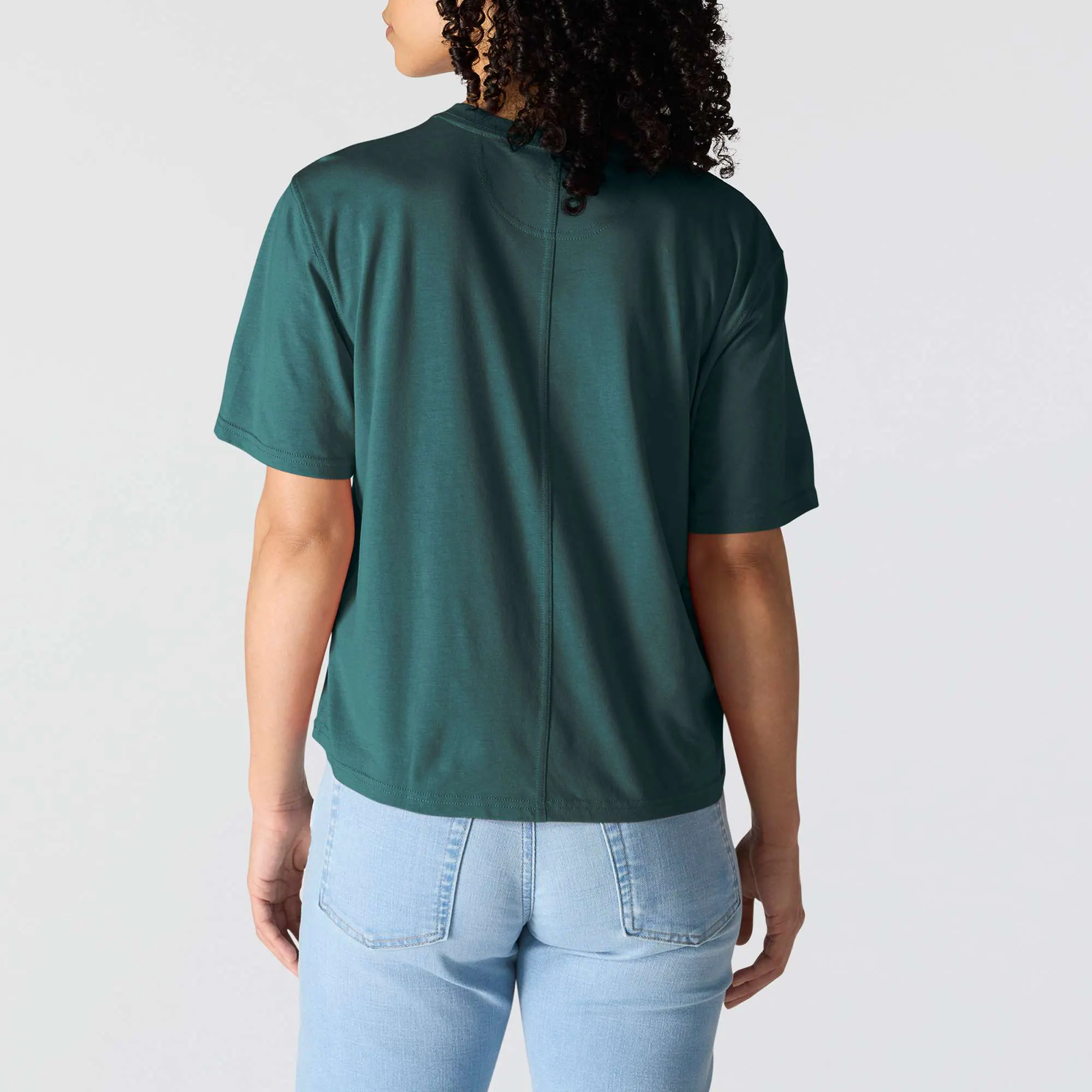 Women's TENCEL™ Fiber Series Loose Fit Short-Sleeve Crewneck T-Shirt