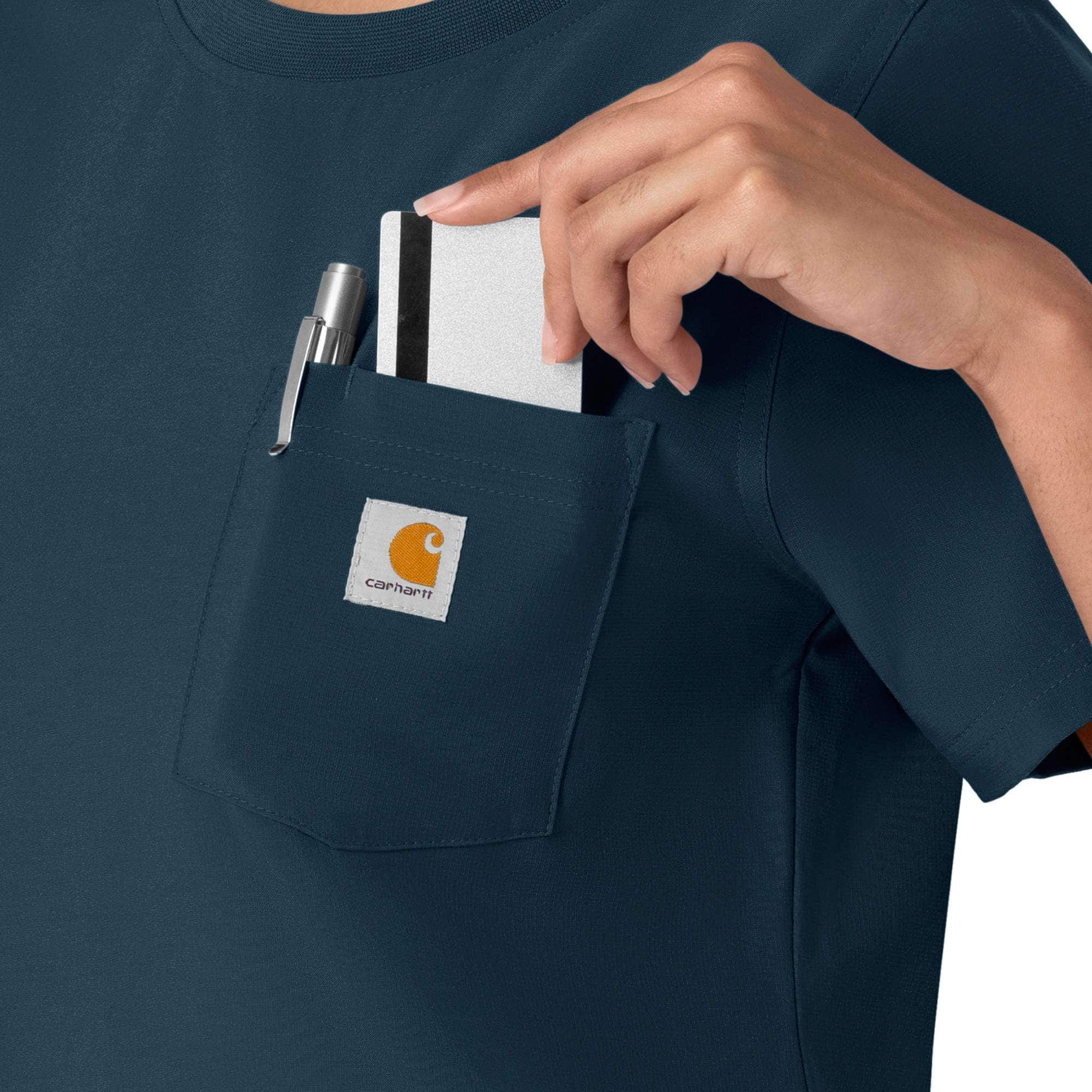 Women's Force Cross-Flex Crew Neck Scrub Top