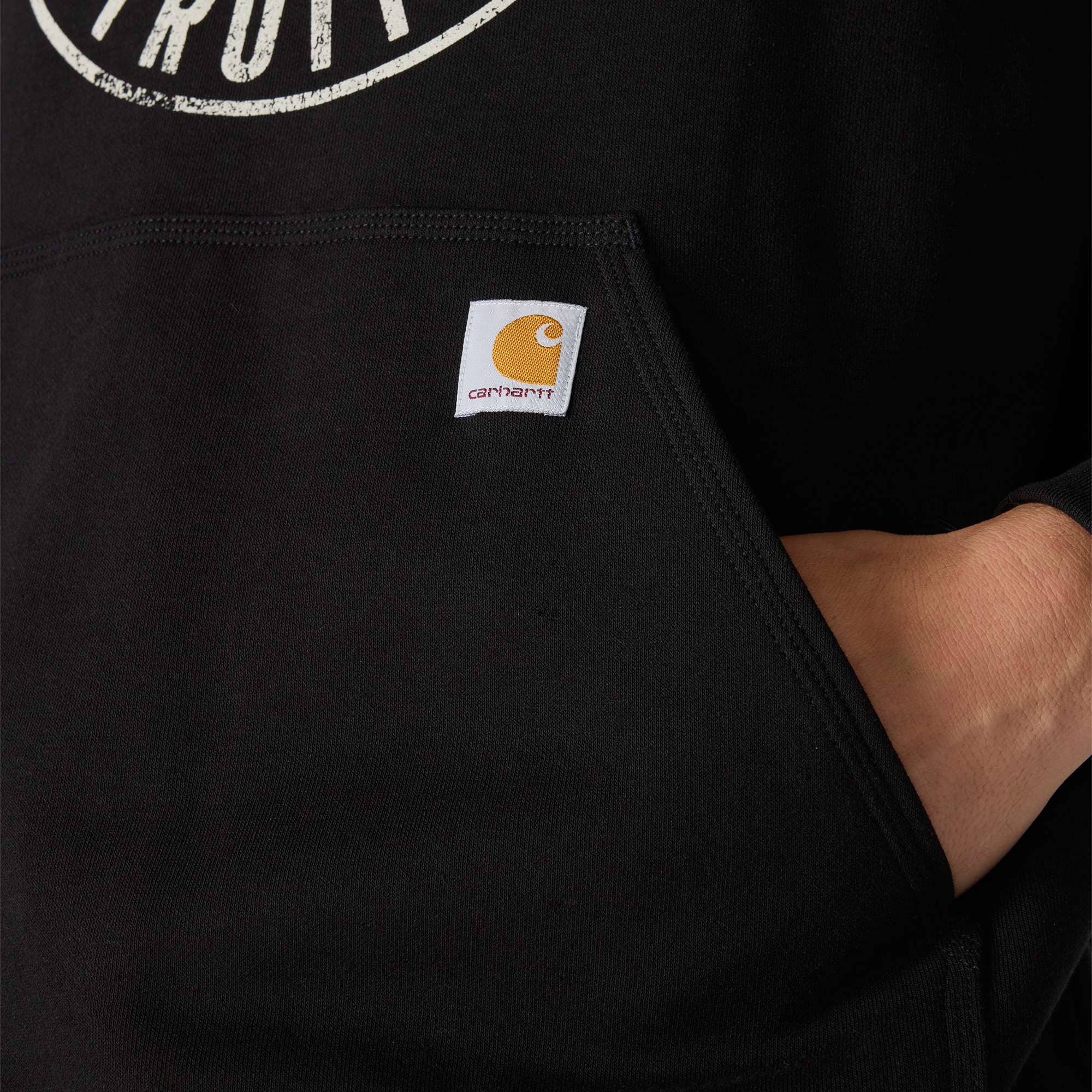 Loose Fit Midweight Hooded Detroit Sweatshirt