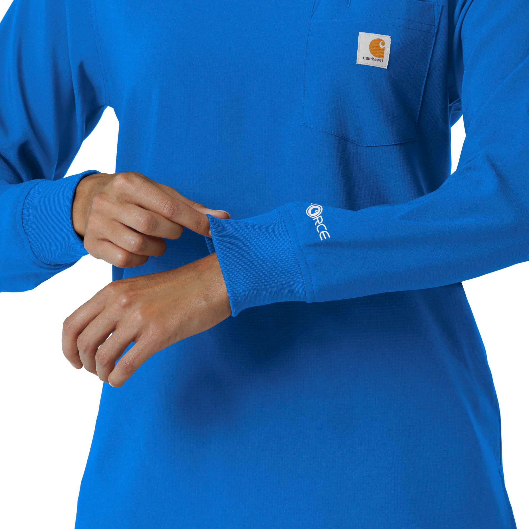 Women's Force Cross-Flex  Crew Neck Long Sleeve Scrub Top