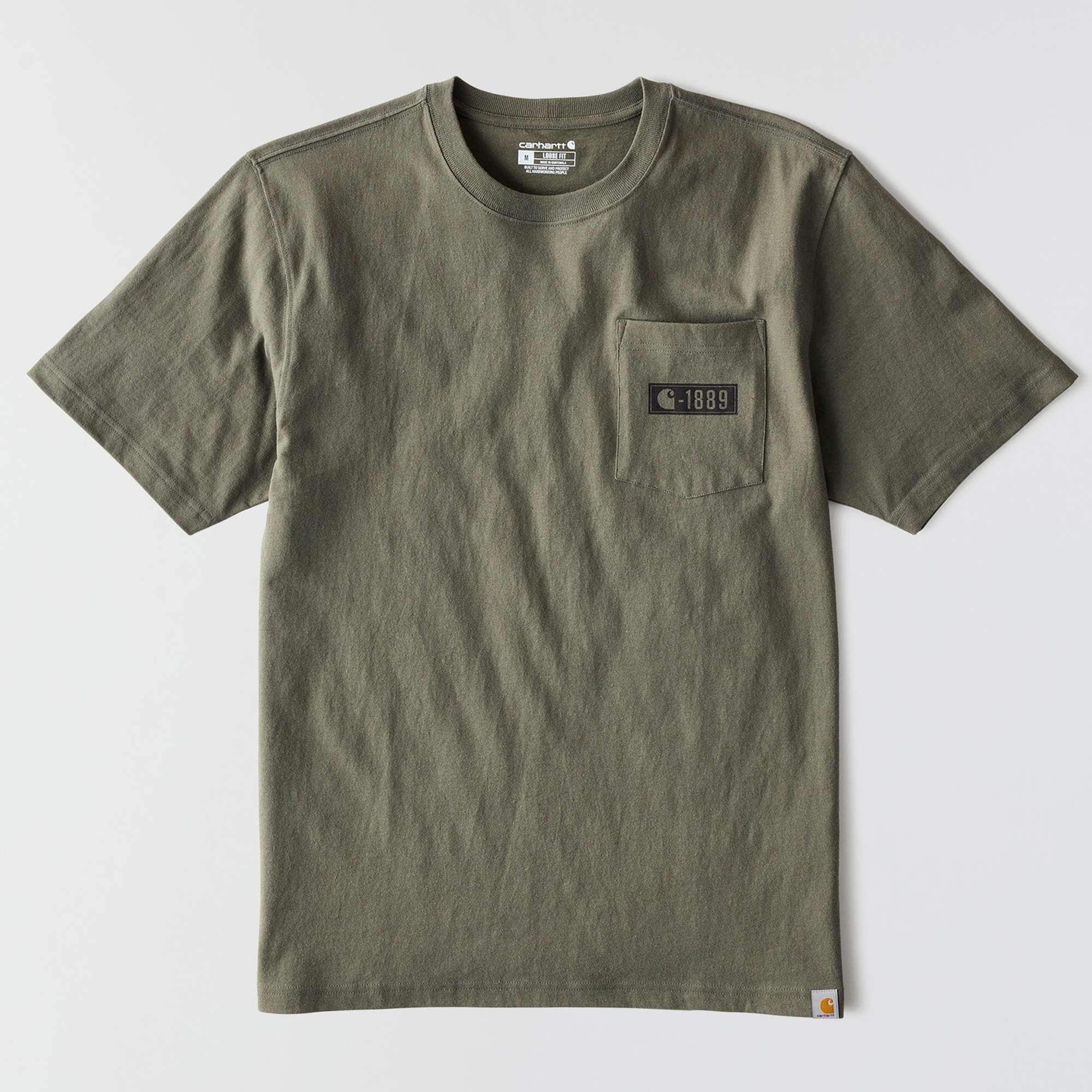 Loose Fit Heavyweight Short-Sleeve Pocket 1889 T-Shirt