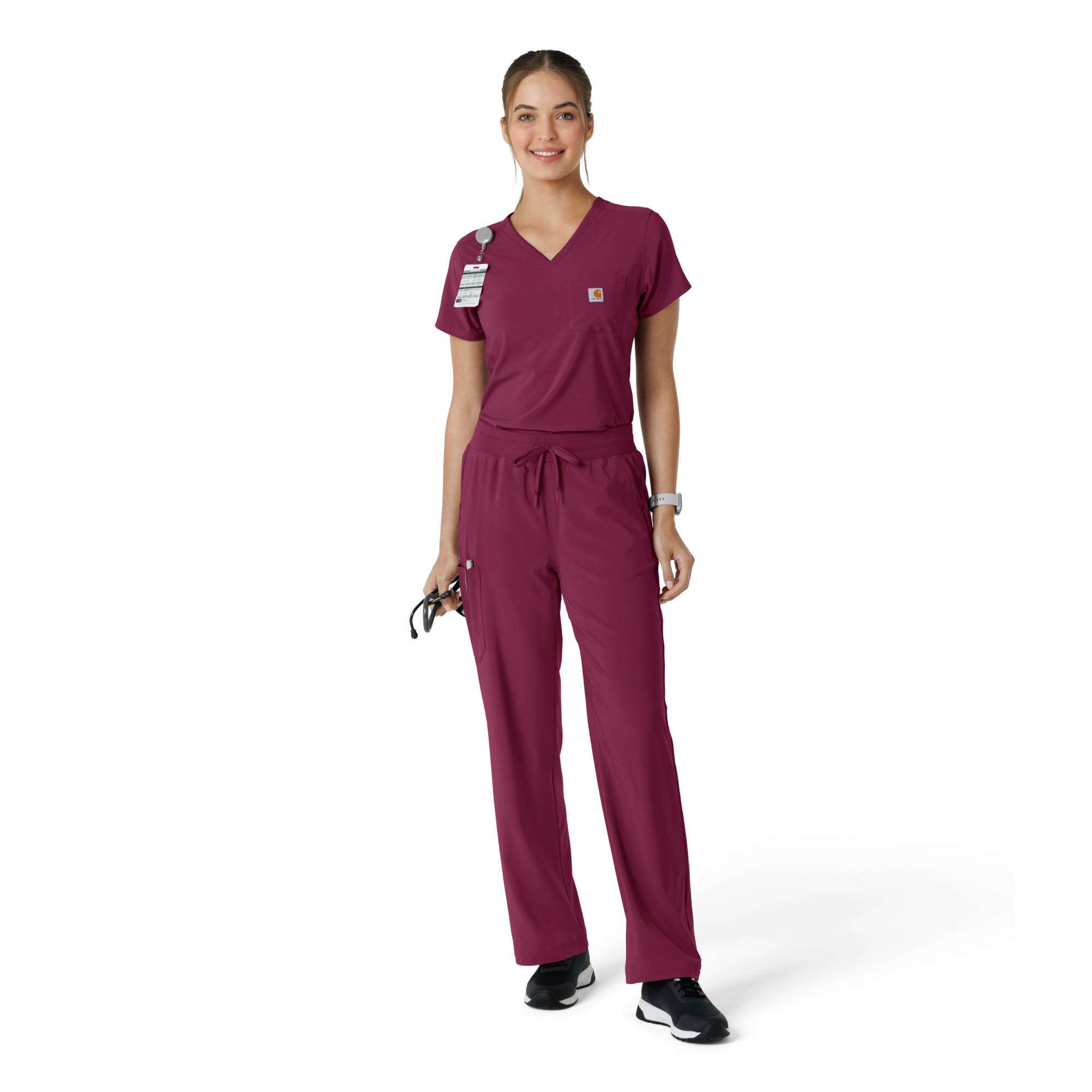 Women's Force Cross-Flex  Tuck-In Scrub Top