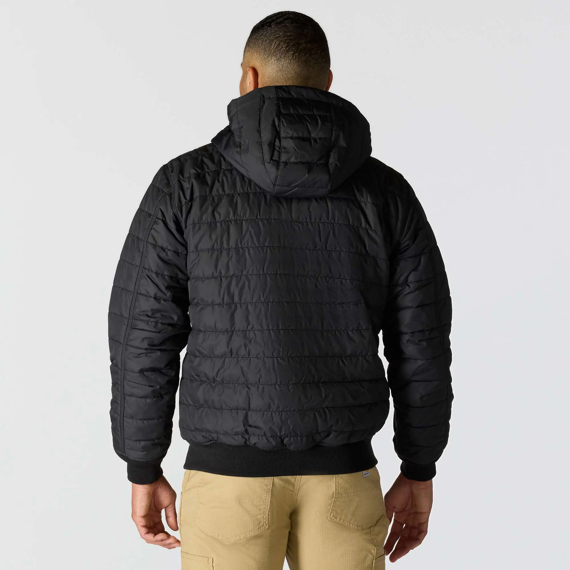 Rain Defender® Relaxed Fit Lightweight Insulated Hooded Jacket - 3 Warmest Rating