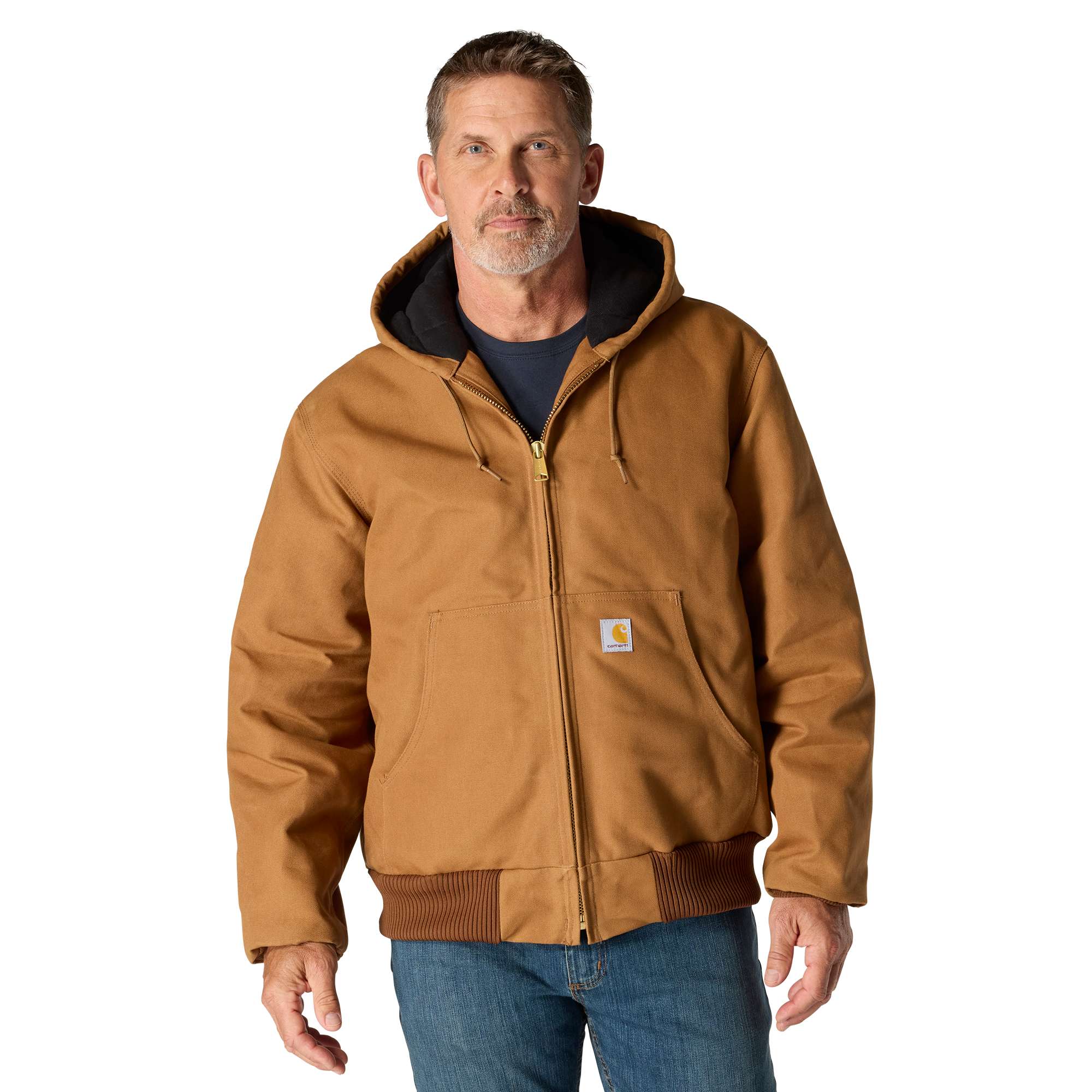 Flannel-Lined Active Jac J140 - Loose Fit - Firm Duck - 3 Warmest Rating