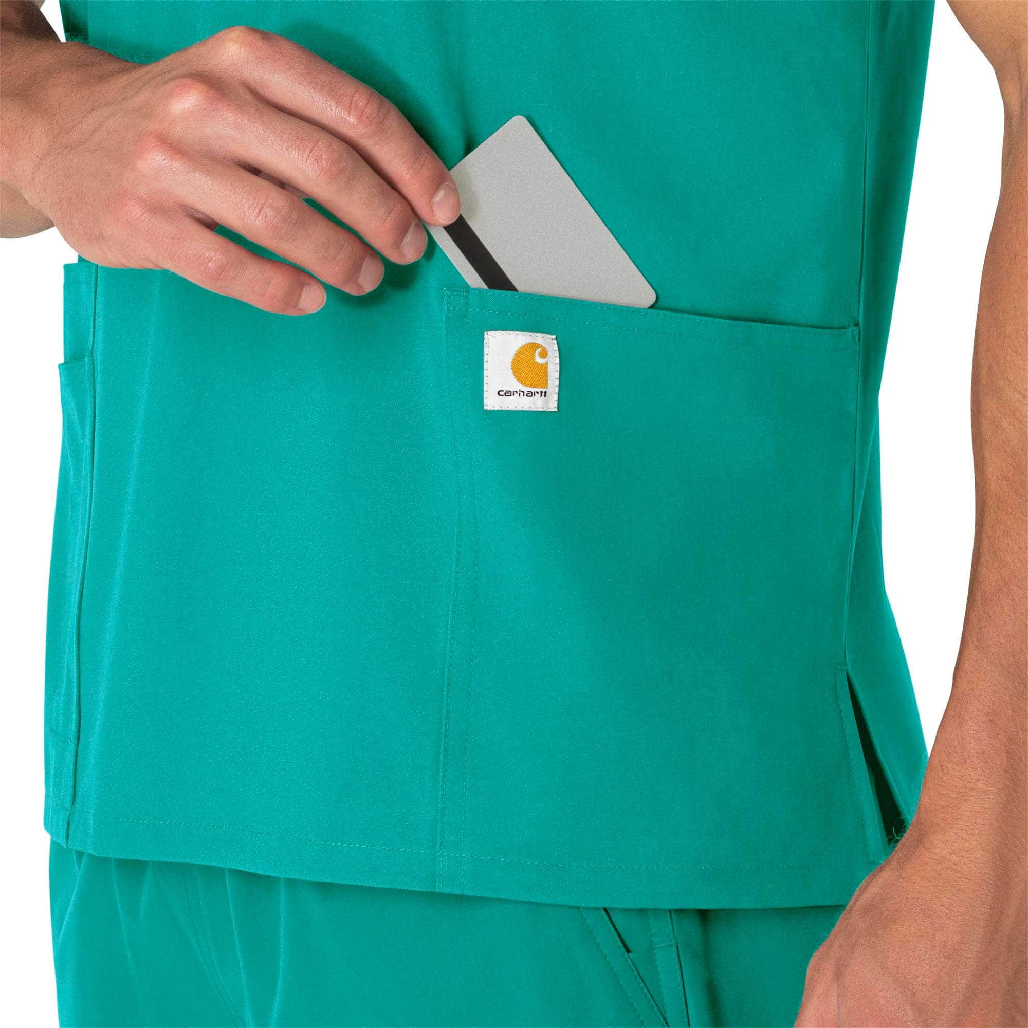 Unisex Force Essentials V-Neck 6-Pocket Scrub Top