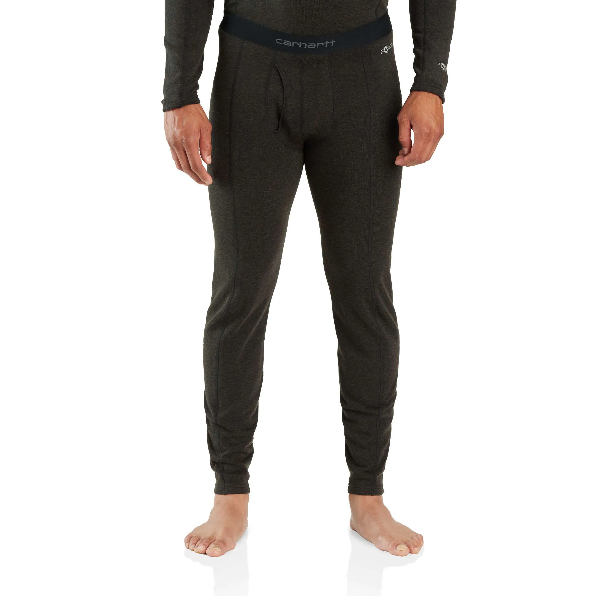 Men's Base Layer Thermal Pants - Carhartt Force® - Heavyweight - Synthetic Wool-Blend Fleece