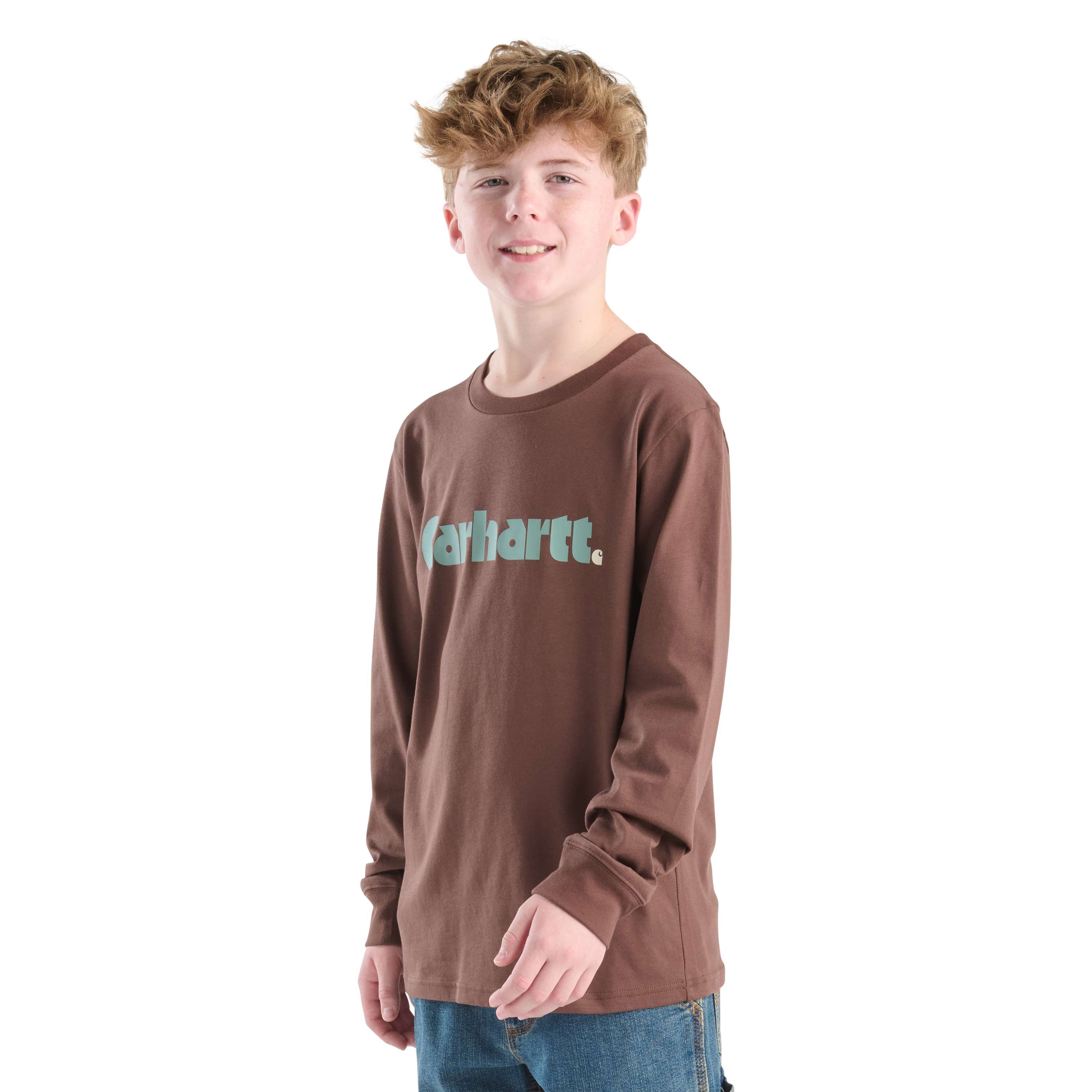 Boys' Long Sleeve Logo T-Shirt (Toddler/Child/Youth)