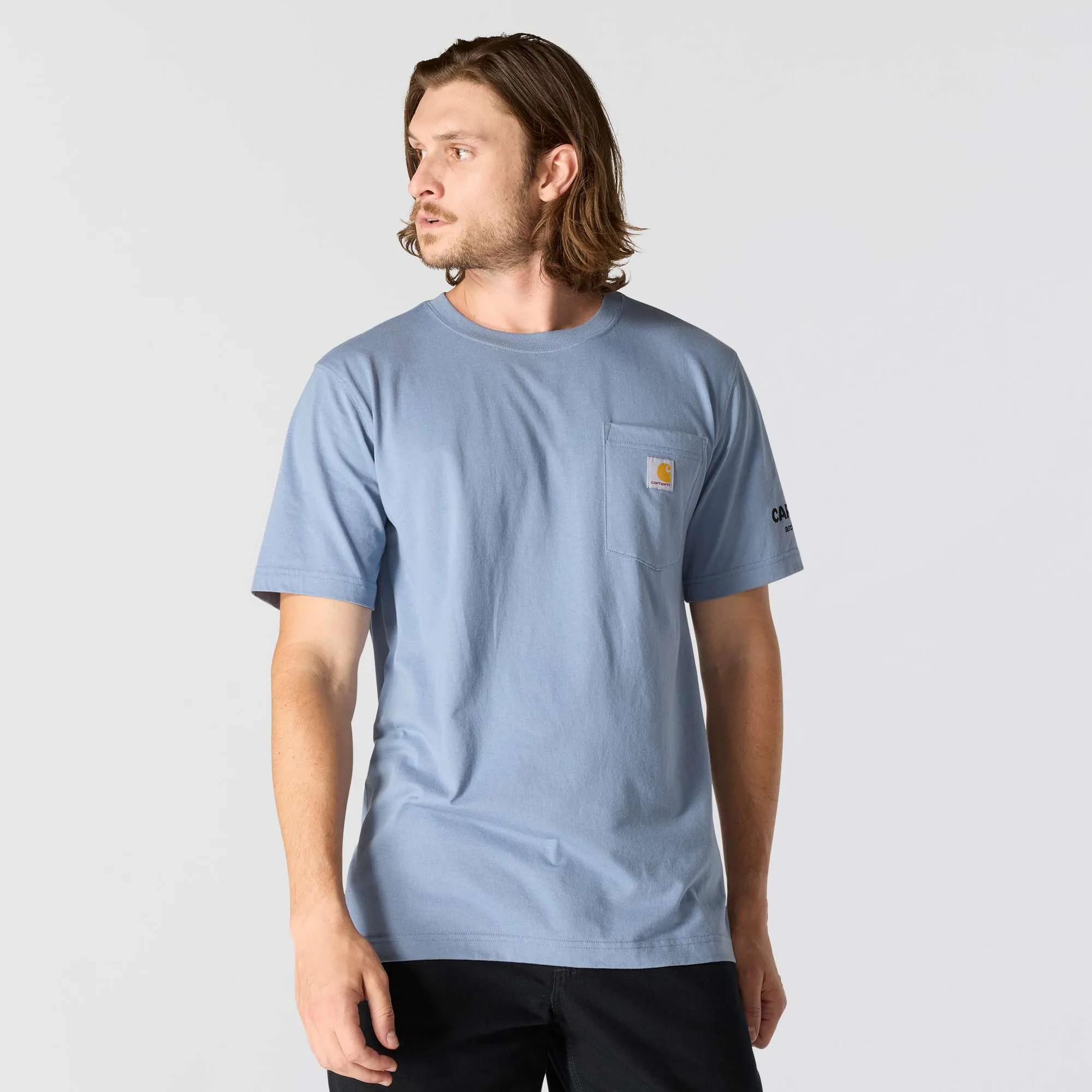 Relaxed Fit Lightweight Pocket Short-Sleeve Streetcar Graphic T-Shirt