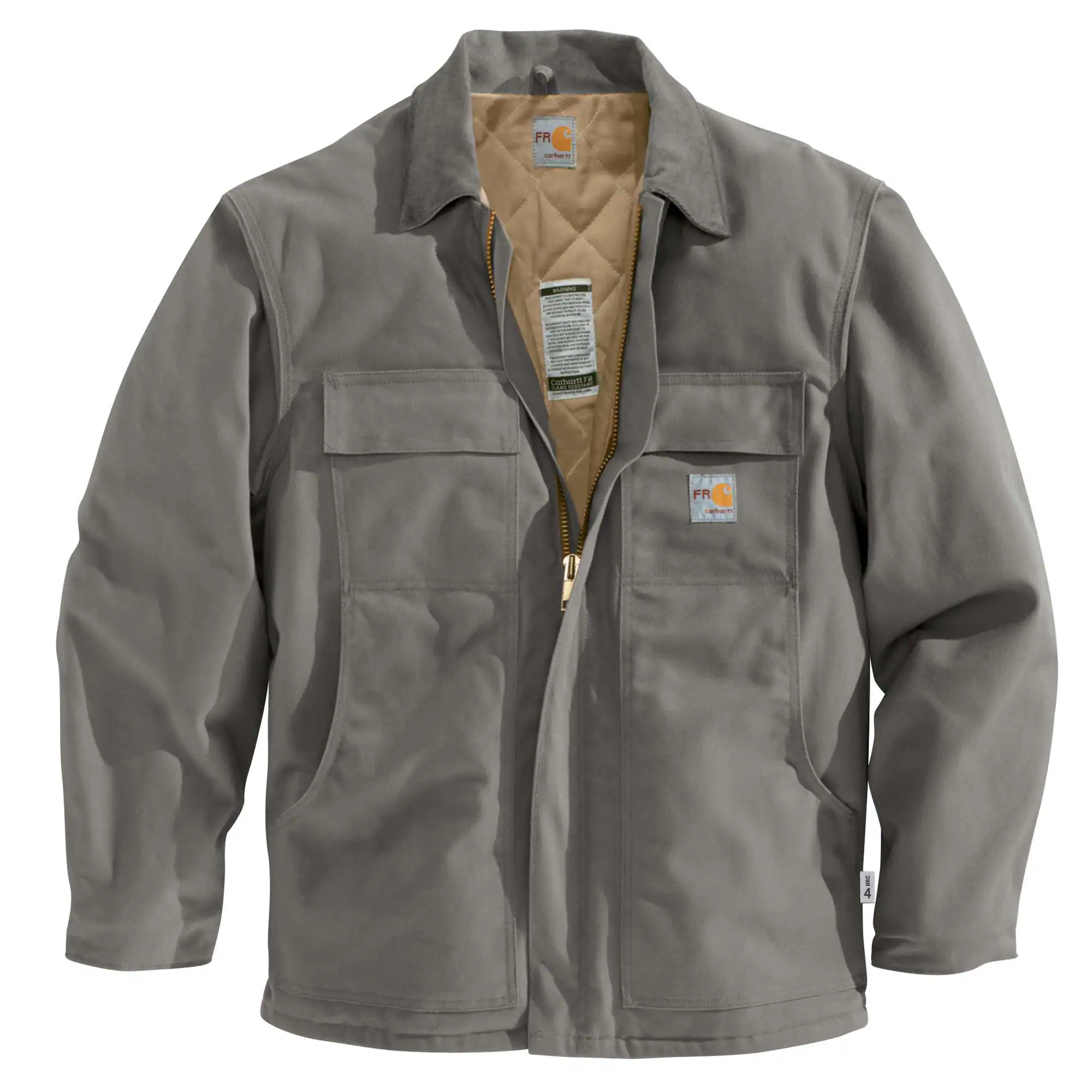 Flame-Resistant Duck Traditional Coat/Quilt-Lined - 3 Warmest Rating